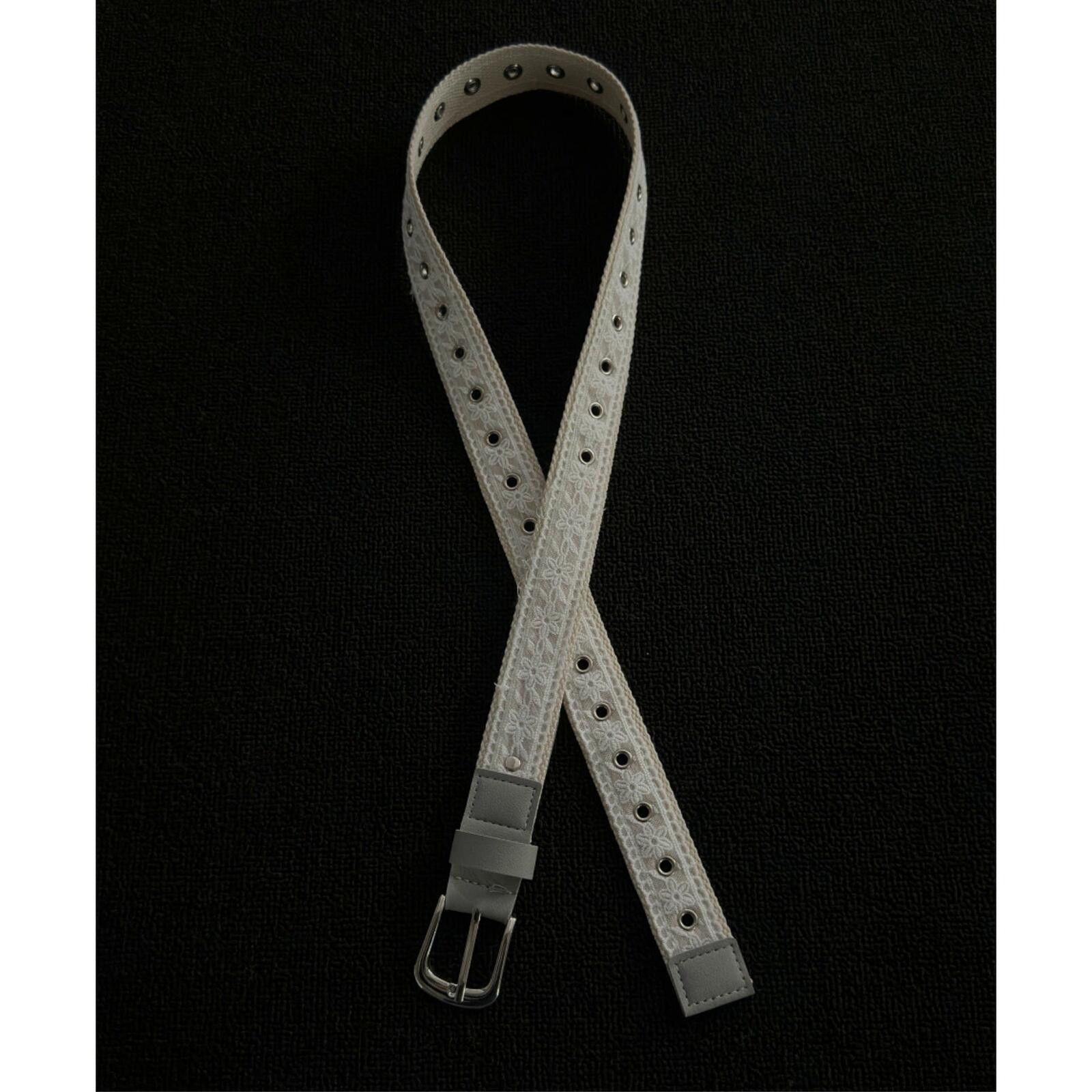 Other White Lace Cut-Out Belt | Sweet Punk Street Design Size ONE SIZE - 1 Thumbnail