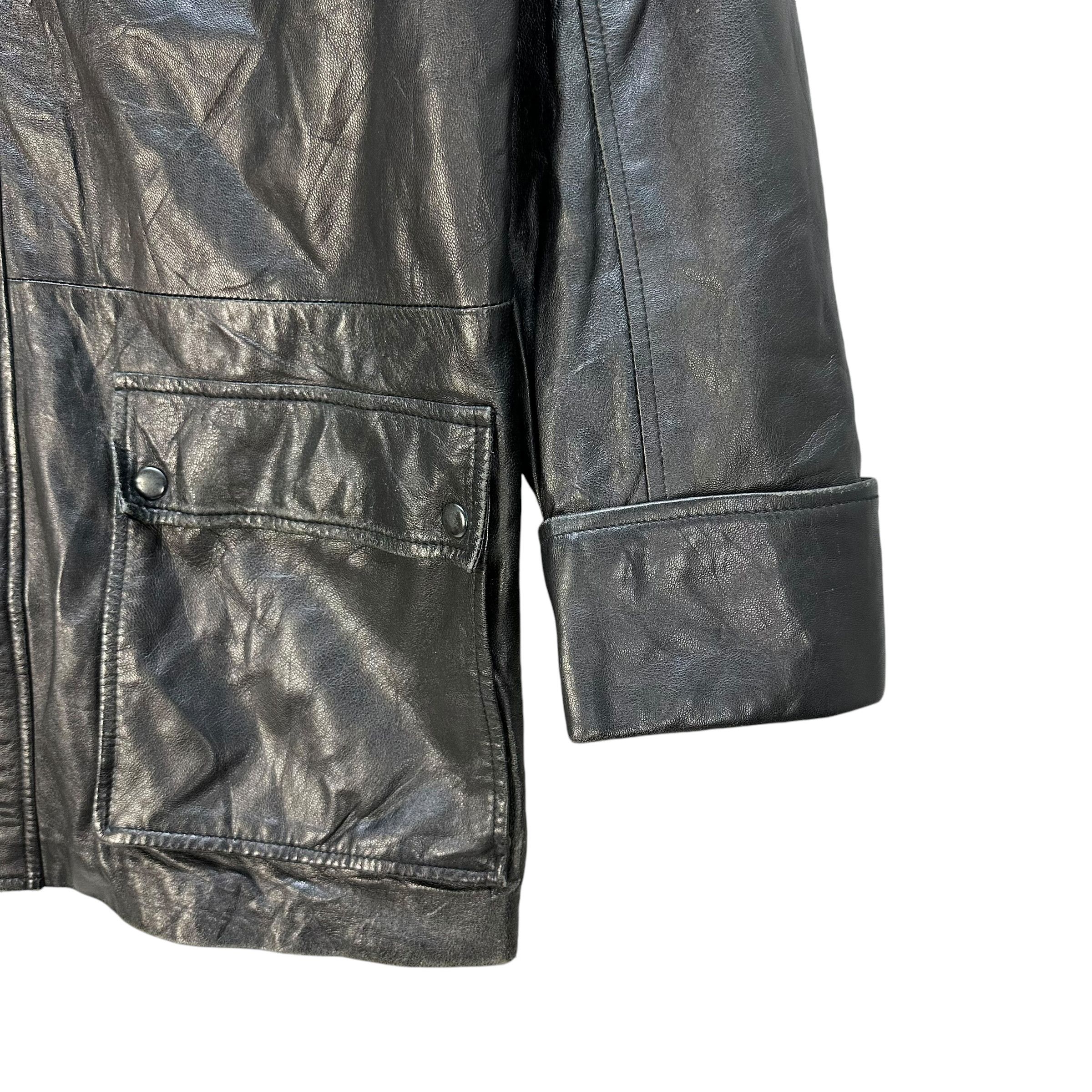 ALAIN DELON ALAIN DELON Made in Italy Pure Leather Jacket #A54-1242 Size US M / EU 48-50 / 2 - 5 Thumbnail