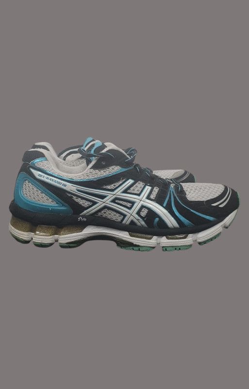 Asics Gel Kayano 18 Low Black Running Sneakers Size 40