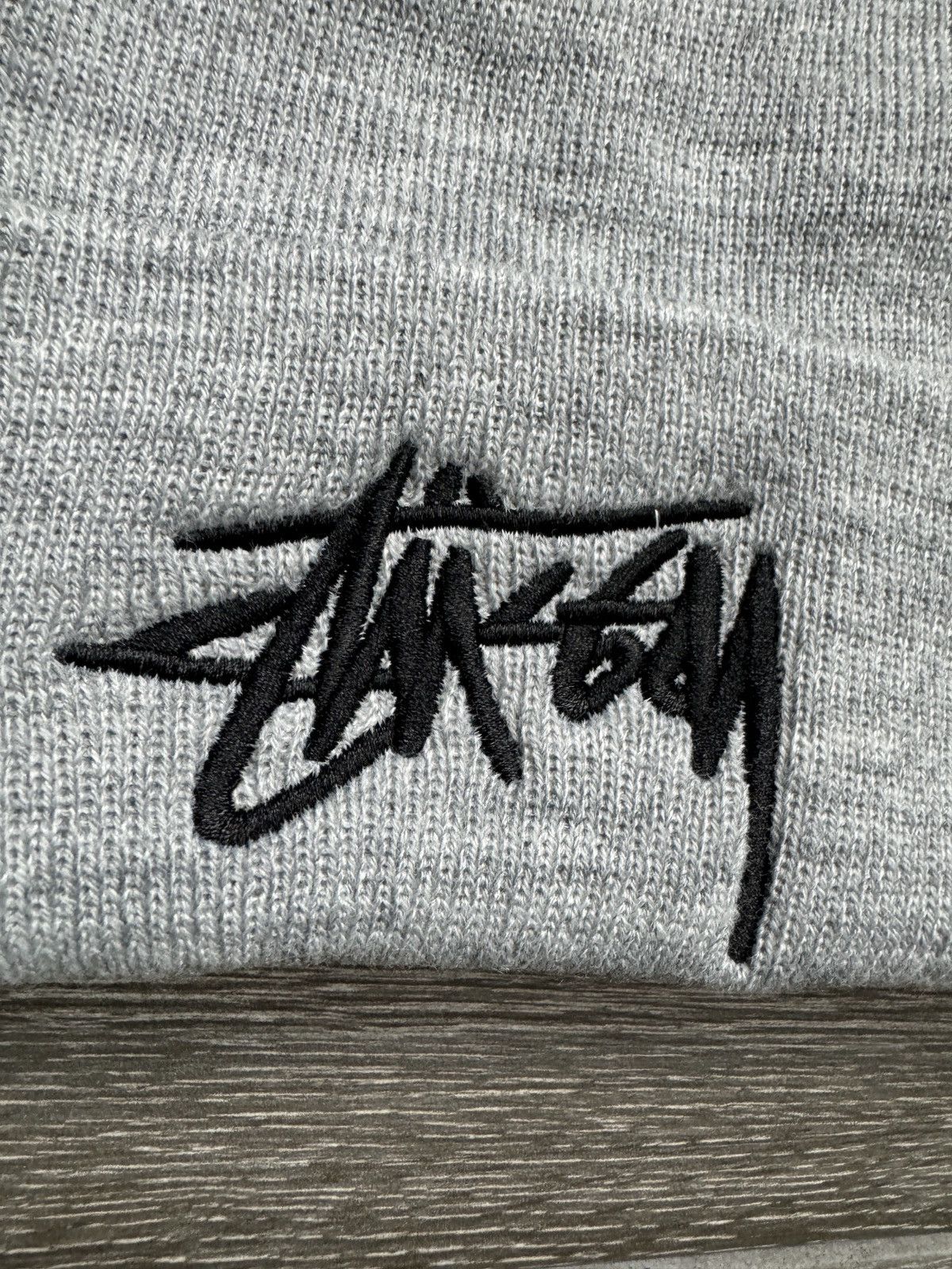 Stussy Gray stussy beanie Size ONE SIZE - 2 Thumbnail