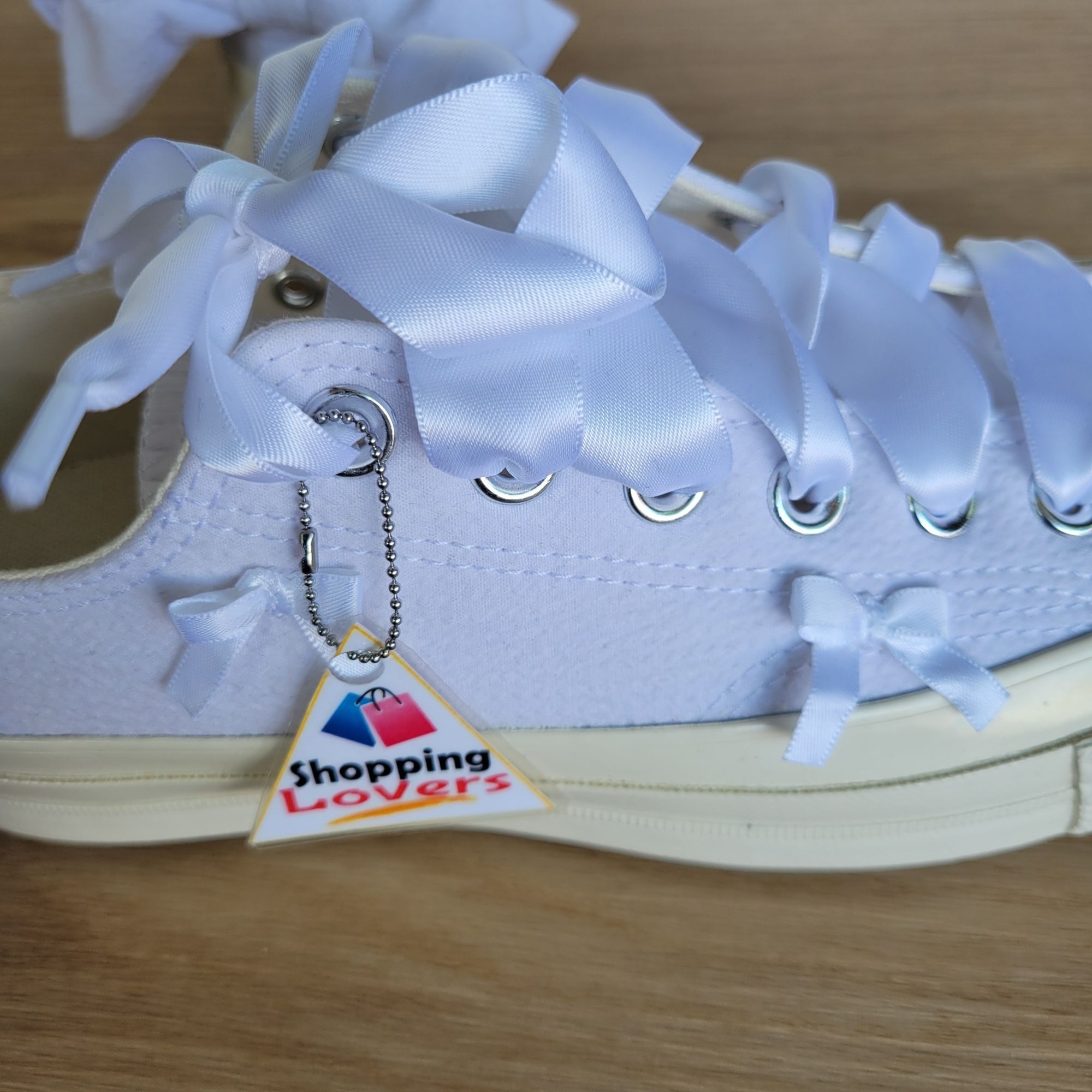 Converse ⭐Converse Chuck 70 OX Bow Sz 9 Womens Shoes Retro Sneakers W Size US 9 / IT 39 - 13 Thumbnail