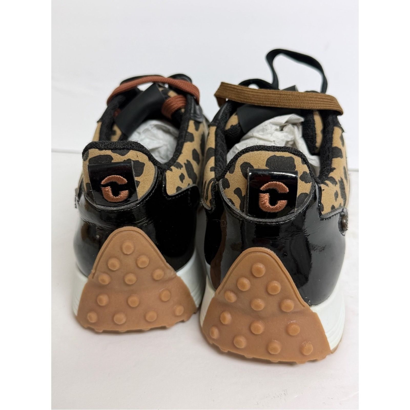 Other Duca del Cosma Women's Aviva Golf Shoes 7.5 Black Cheetah Size US 7.5 / IT 37.5 - 5 Thumbnail