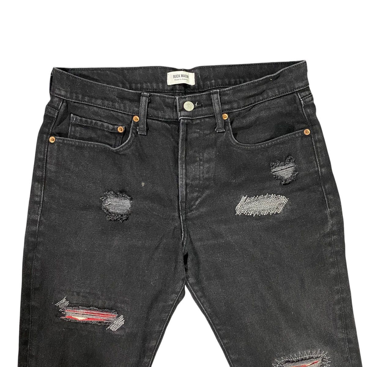 Buck Mason Buck Mason Denim Distress Size 34 Black Colour Size US 34 / EU 50 - 4 Thumbnail