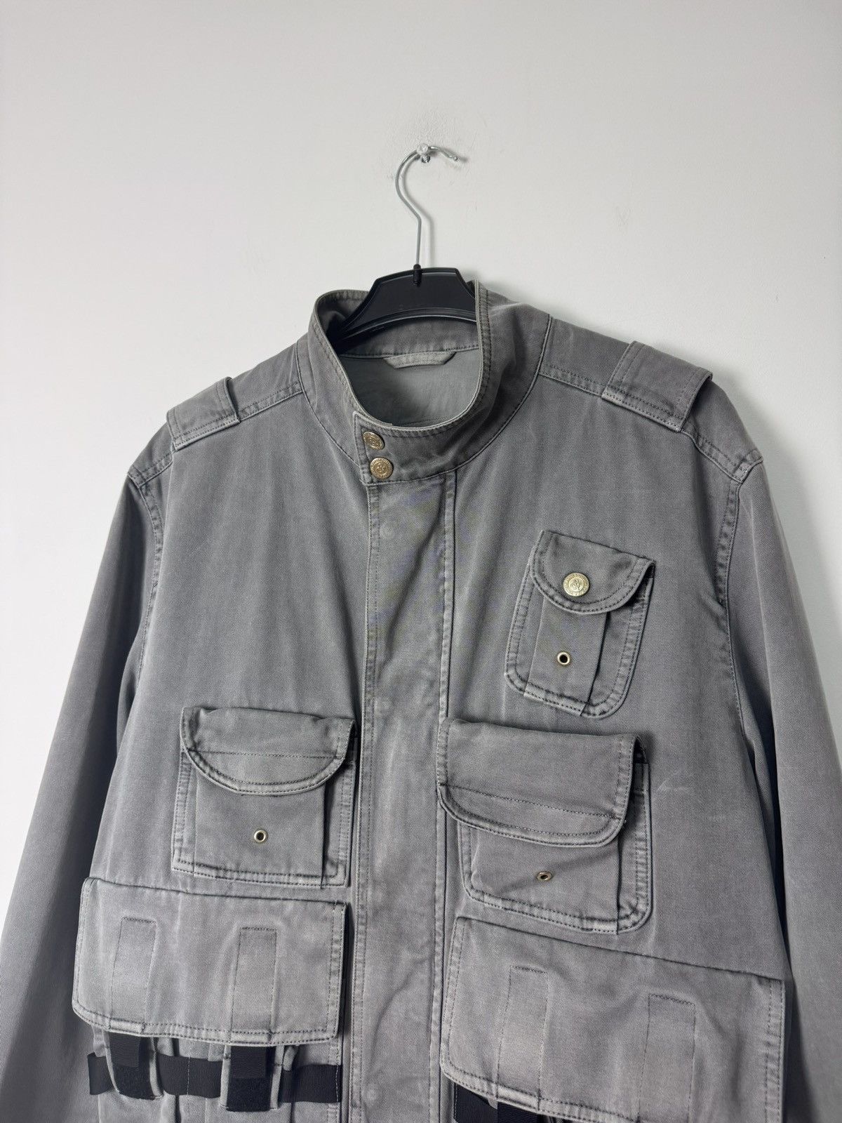 Dolce & Gabbana AW2003 Dolce & Gabbana Faded Bondage Utility Cargo Jacket Size US L / EU 52-54 / 3 - 6 Thumbnail