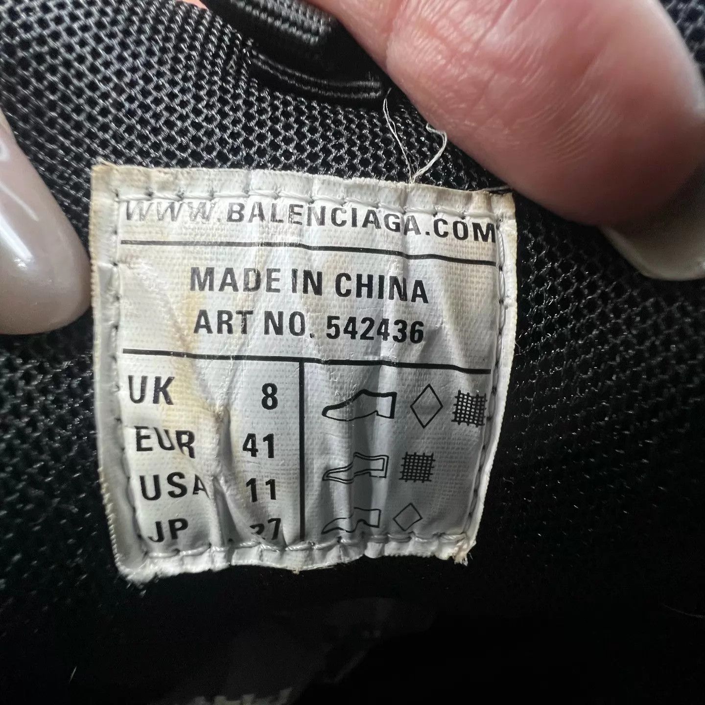 Balenciaga Balenciaga Track Black 41 Size US 8 / EU 41 - 8 Thumbnail