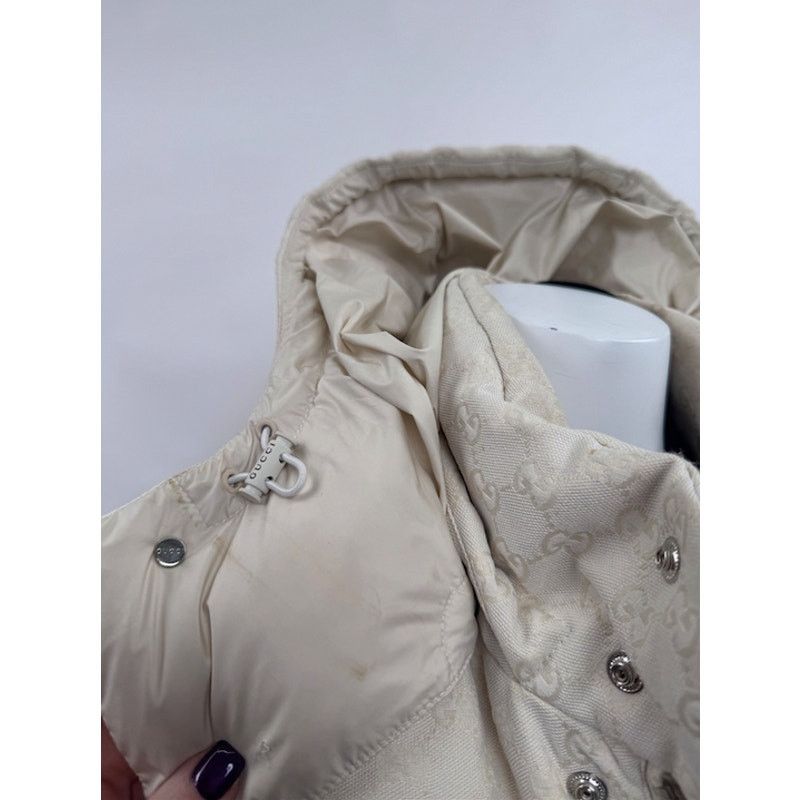 Gucci Gucci White Full Zip Puffer Hooded Vest Jacket Size 50 Size XL / US 12-14 / IT 48-50 - 5 Thumbnail