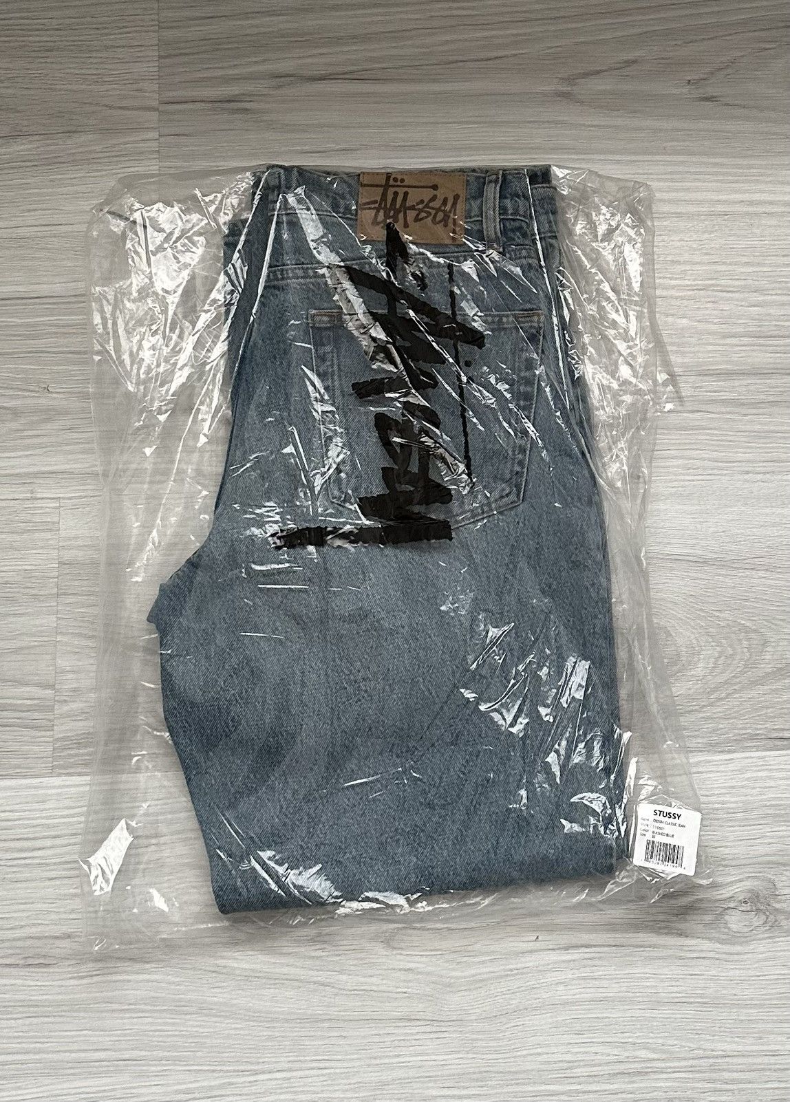 image of Stussy Classic Jean Denim Washed Blue, Men's (Size 30)