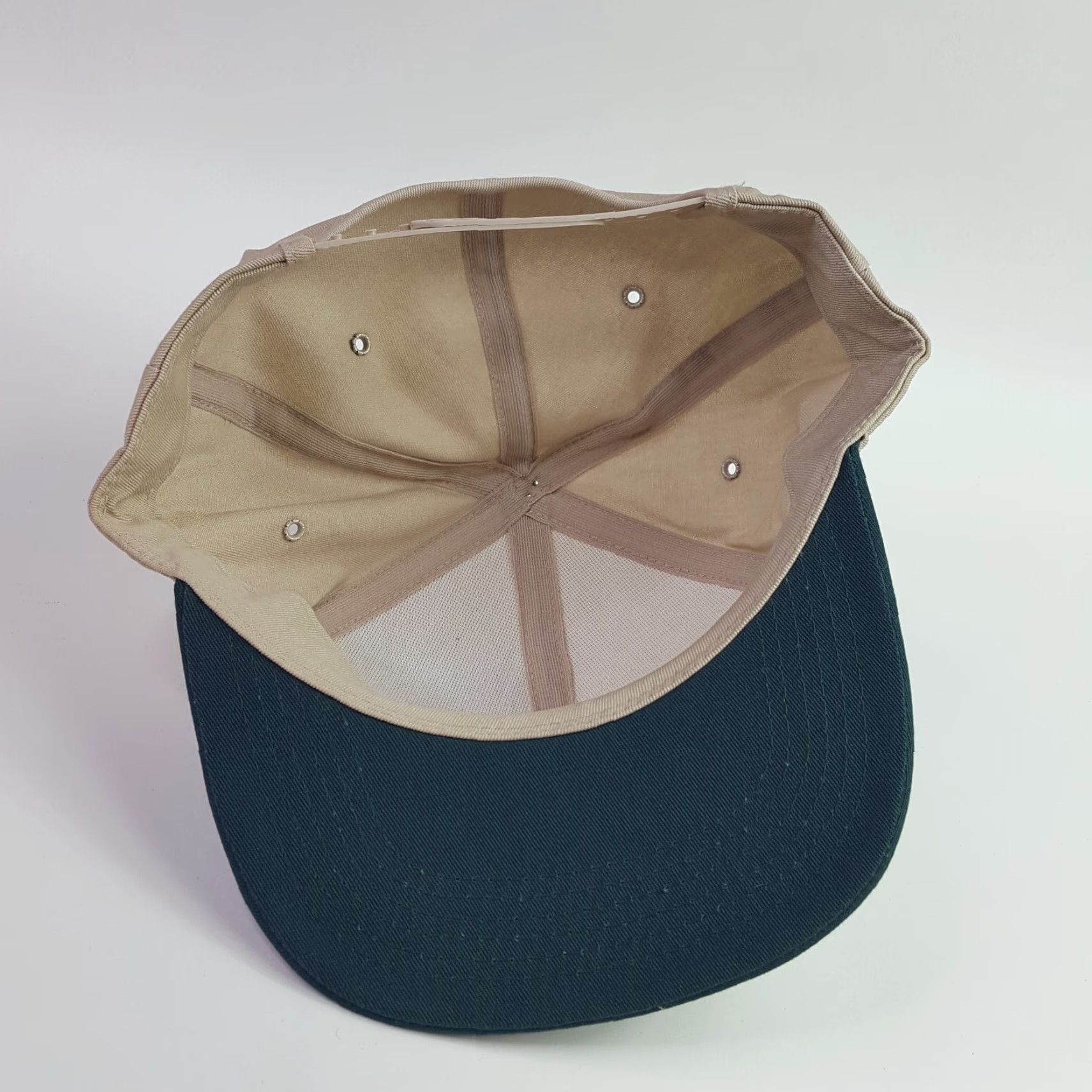 Vintage VINTAGE K-Products Trucker Hat USA Embroidered Adjustable Cap Green Beige Farm Retro Cap Hat Mens Size ONE SIZE - 7 Thumbnail