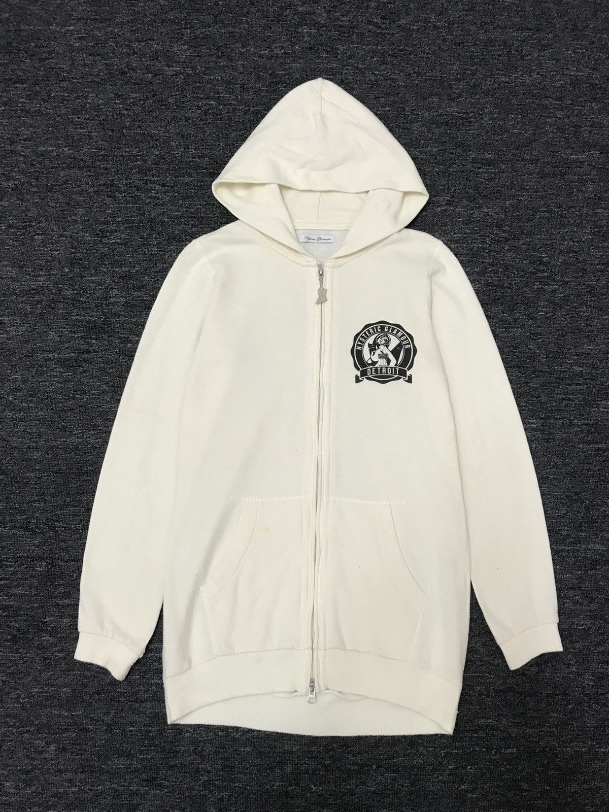 Hysteric Glamour × Japanese Brand × Vintage Vintage Hysteric Glamour Detroit Long Hoodie Jacket Size US M / EU 48-50 / 2 - 3 Thumbnail