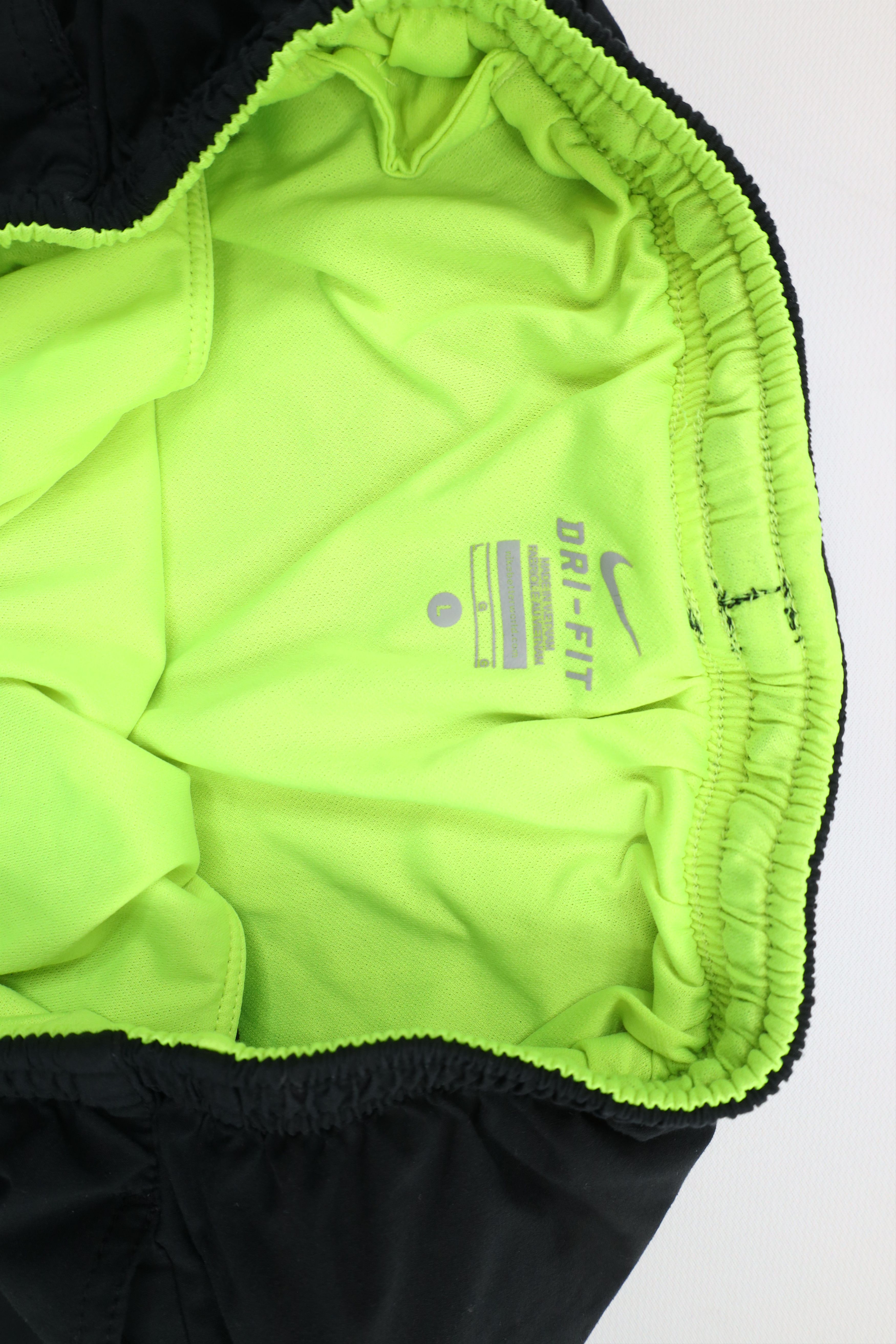 Nike × Vintage Vintage Nike Running Mini Swoosh Reflective Lined Shorts Size US 34 / EU 50 - 7 Thumbnail