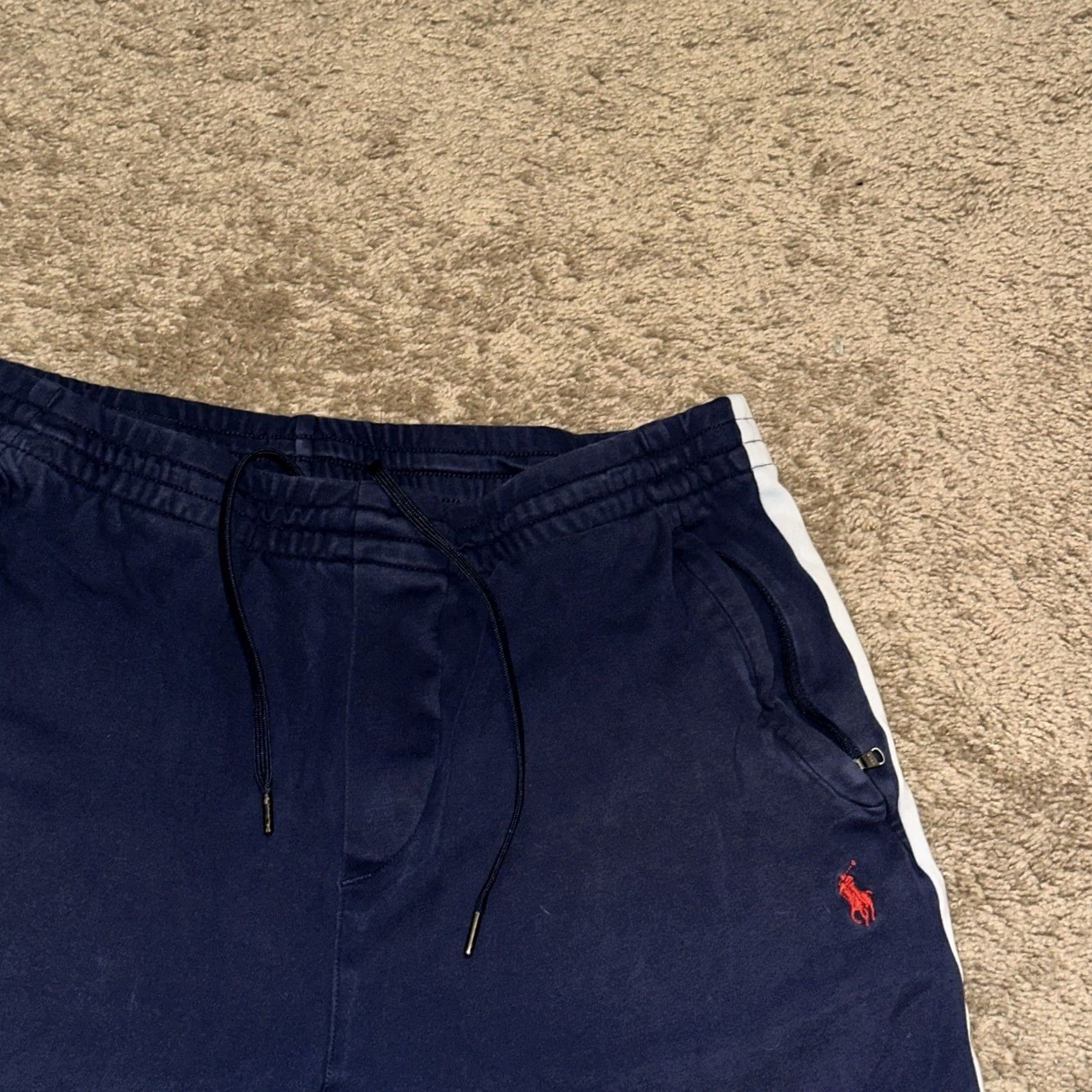Polo Ralph Lauren Polo Ralph Lauren Sweatpants Mens XL Striped Blue Size US XL / EU 56 / 4 - 2 Thumbnail