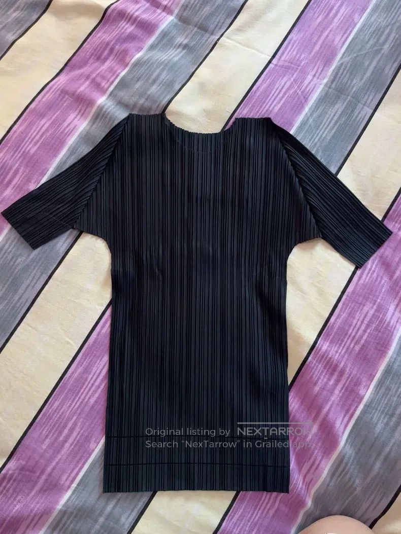 Issey Miyake Issey Miyake size:one size Short Sleeve Top Size XXS / US 00 / IT 34 - 2 Thumbnail