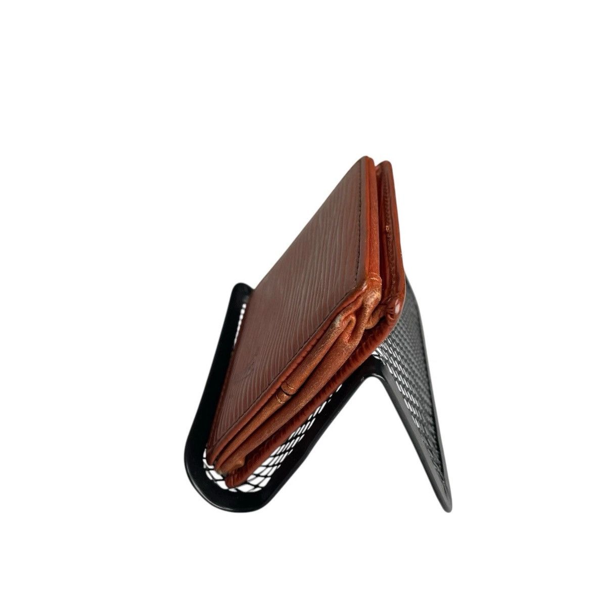 Louis Vuitton × Vintage unisex Louis Vuitton Bourbon Leather GHW Brown Epi Coin Case Size ONE SIZE - 2 Thumbnail