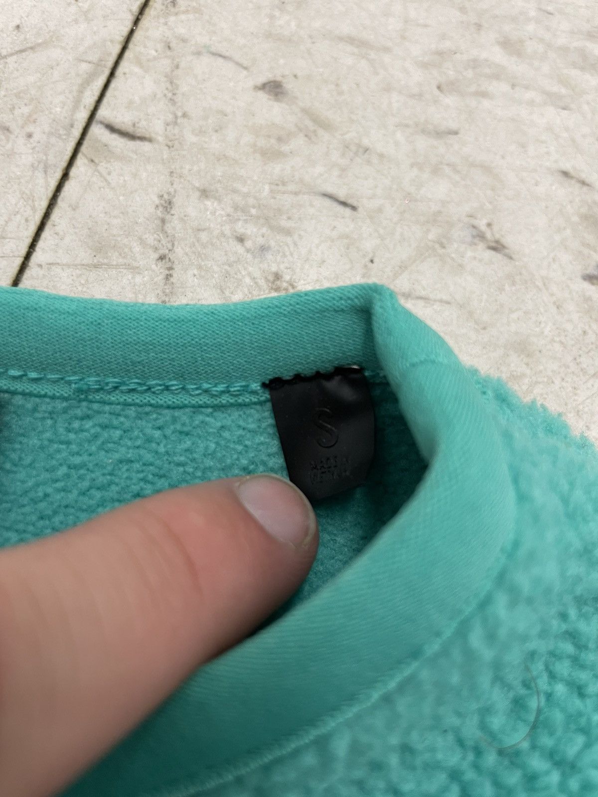 Essentials × Fear of God Polar Fleece Crewneck Sweatshirt Oversized Seafoam Size US S / EU 44-46 / 1 - 4 Thumbnail