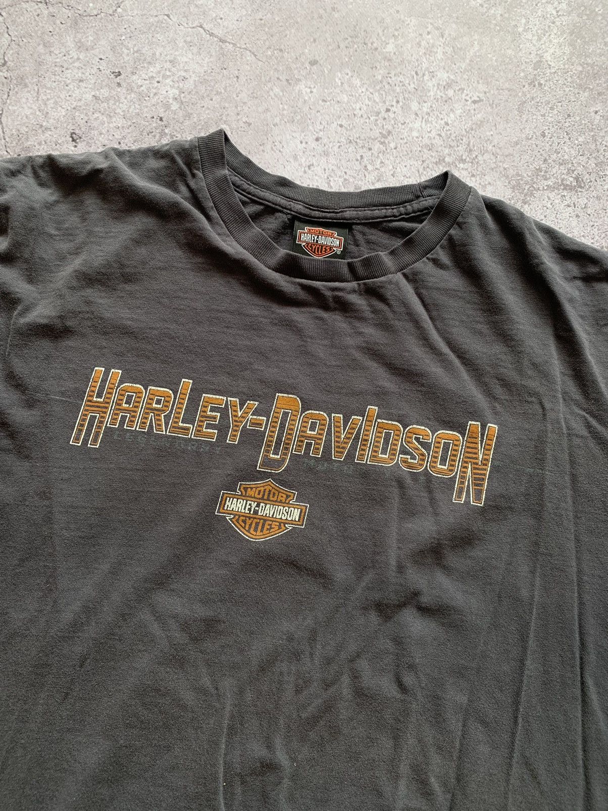 Harley Davidson × Vintage 🔥VINTAGE HARLEY DAVIDSON FADED LONG SLEEVE T-SHIRT Size US L / EU 52-54 / 3 - 3 Thumbnail