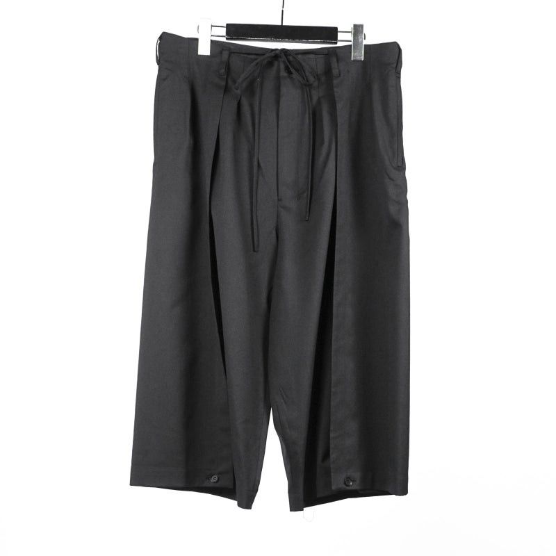 Yohji Yamamoto Yohji Yamamoto Ground Y - Wool Gabardine Wrap Balloon Pants Size US 30 / EU 46 - 1 Thumbnail