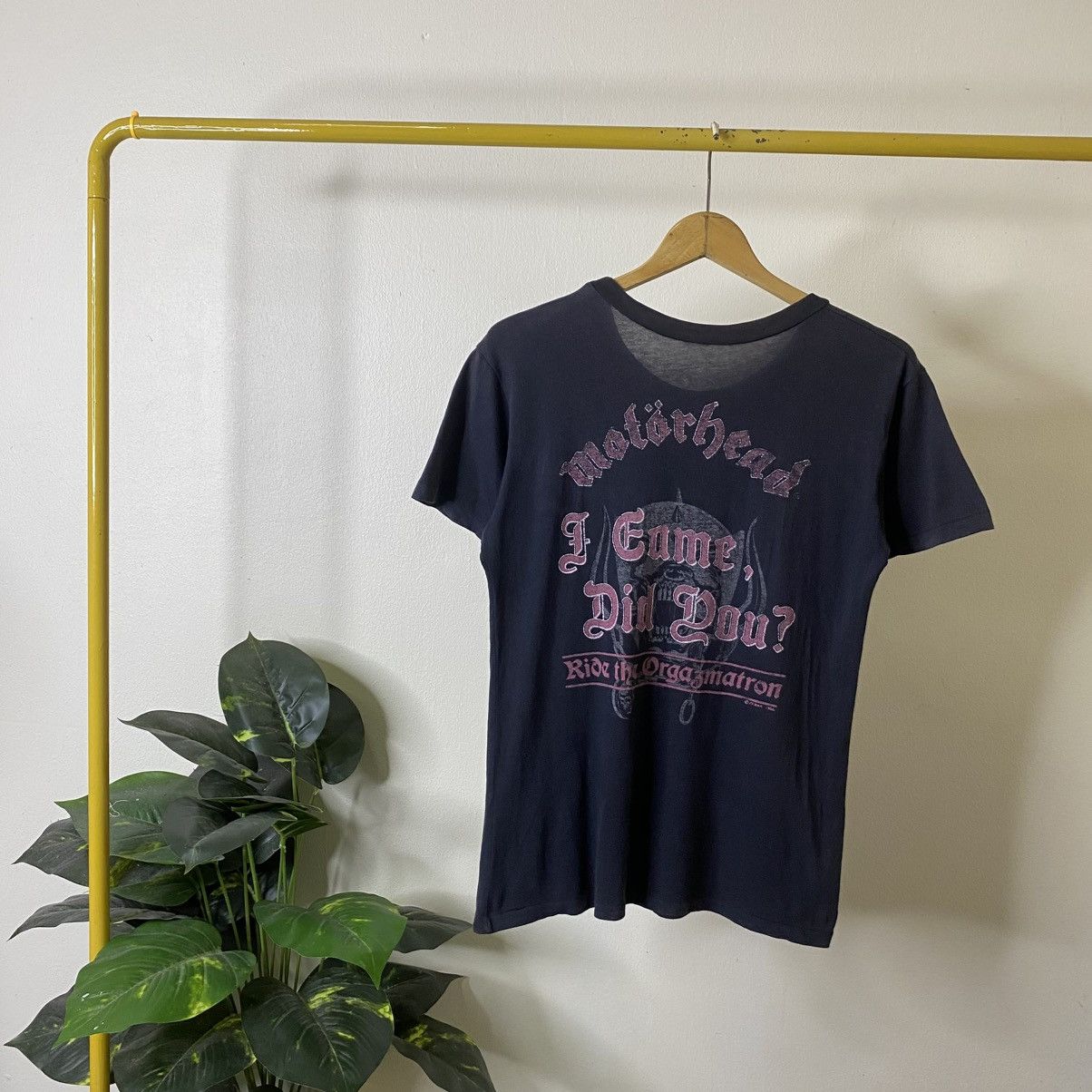 Band Tees True Vintage 1986 Motörhead Orgasmatron Song Rare BandTshirt Size US S / EU 44-46 / 1 - 3 Thumbnail