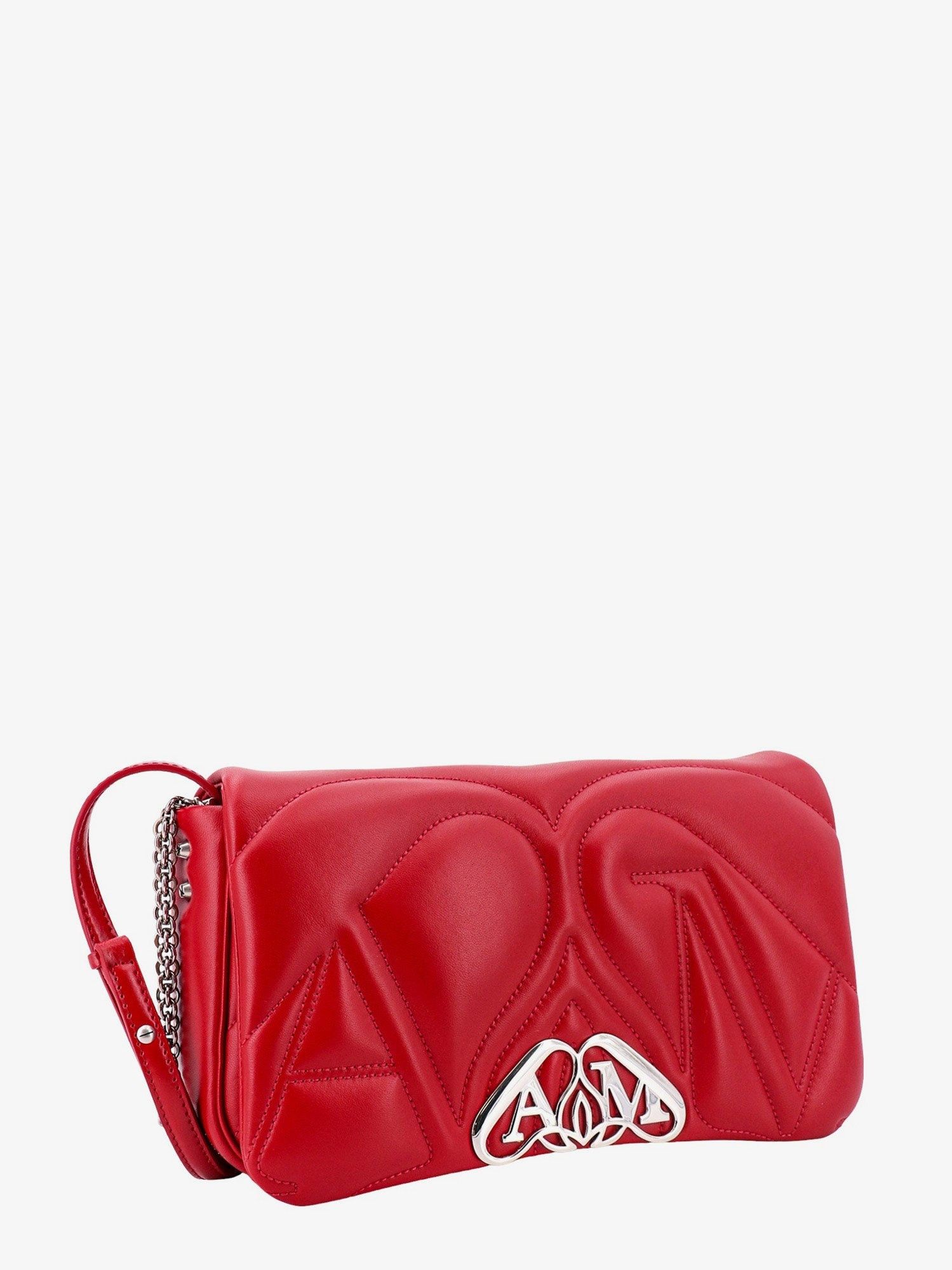 Alexander McQueen o1w1db10925 Size: OS/The Seal Small Bag in Red Size ONE SIZE - 3 Thumbnail