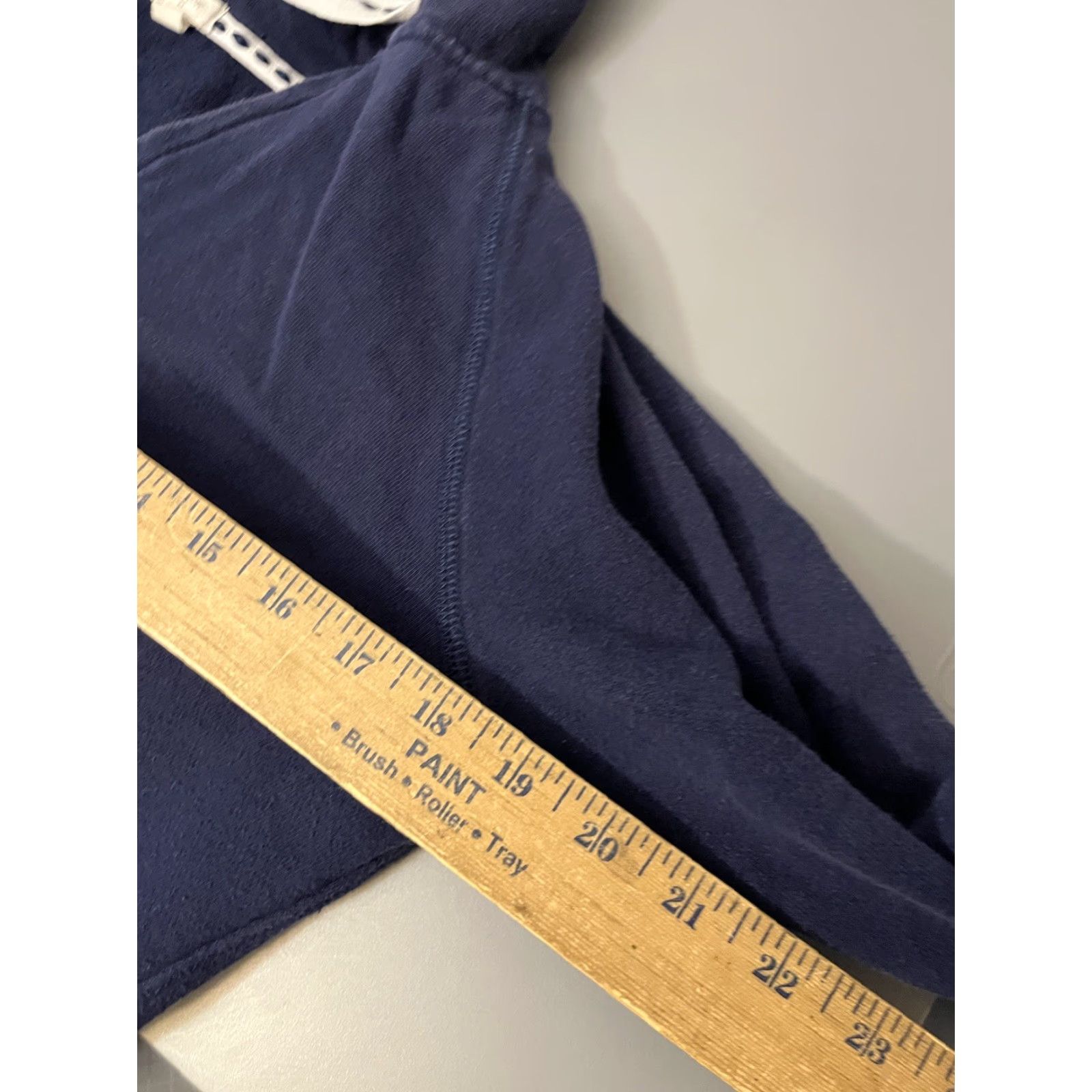 J.Crew J.Crew Hoodie Full Zip Women’s M Navy Cotton Sweatshirt Pockets Casual Y2K Size M / US 6-8 / IT 42-44 - 6 Thumbnail