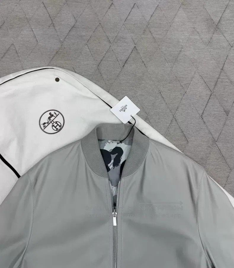 Hermes Hermes Autumn-Winter Two-Sided Leather Jacket, One Side Gr Size US M / EU 48-50 / 2 - 2 Thumbnail