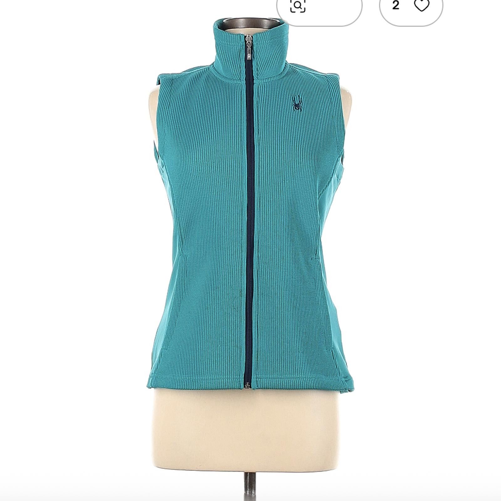 Spyder Spyder Women's Blue Polyester Vest Size M Size M / US 6-8 / IT 42-44 - 1 Thumbnail