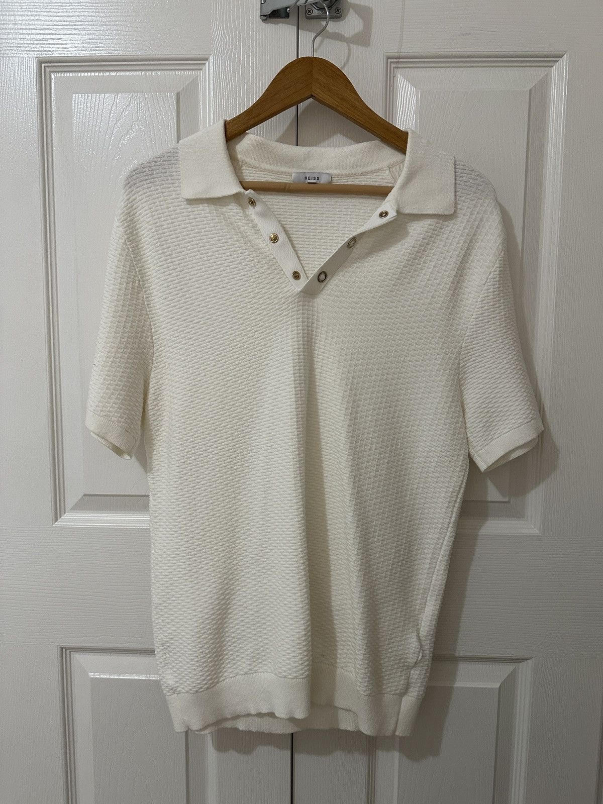Reiss Reiss snap button polo, sz M Size US M / EU 48-50 / 2 - 1 Thumbnail
