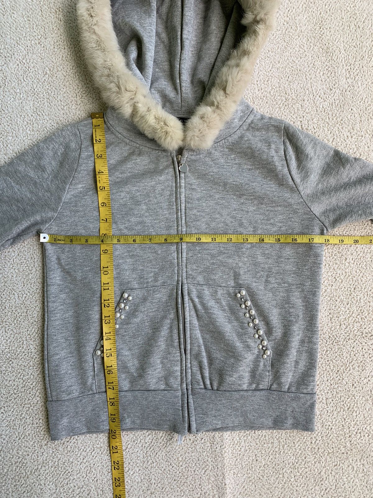 If Six Was Nine × Japanese Brand × Le Grande Bleu (L.G.B.) INGNI Fur Hoodie zip lgb ifsix style Size US S / EU 44-46 / 1 - 11 Thumbnail