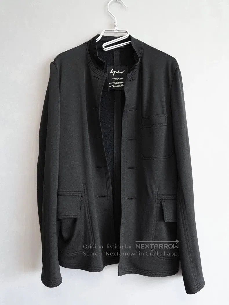 Yohji Yamamoto Nylon Blend Jacket Without Buttons