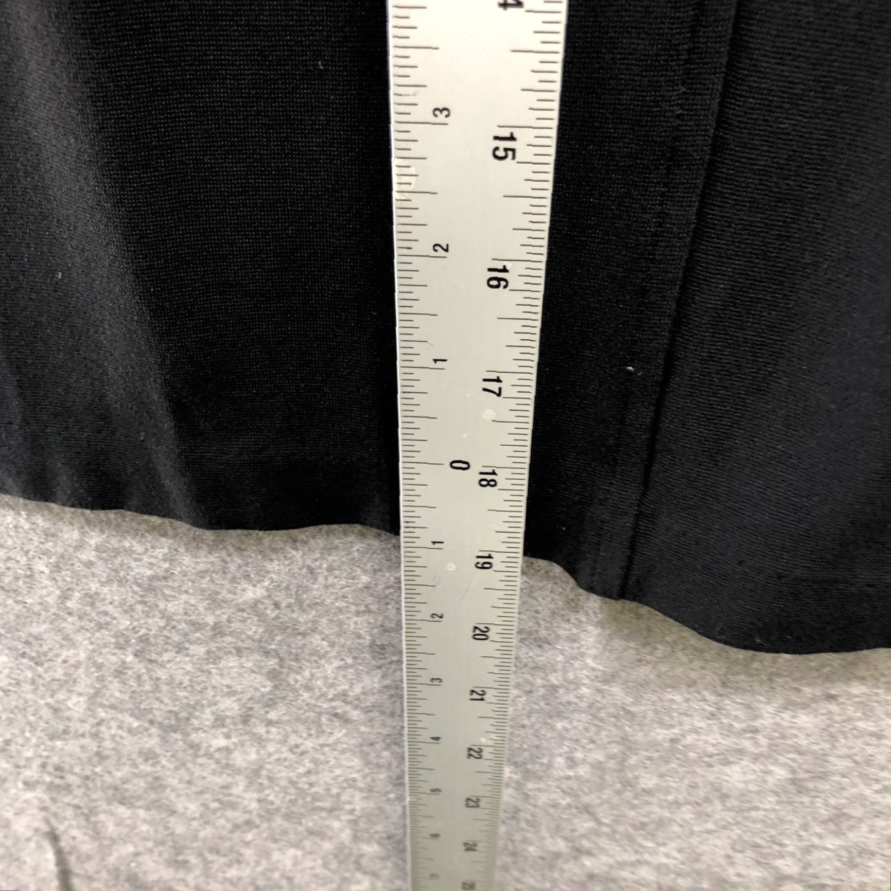 Gap GAP Jersey Knit Pencil Skirt - Womens L - Black - Knee Length - Side Zip - Stretchy Workwear Size L / US 10 / IT 46 - 5 Thumbnail