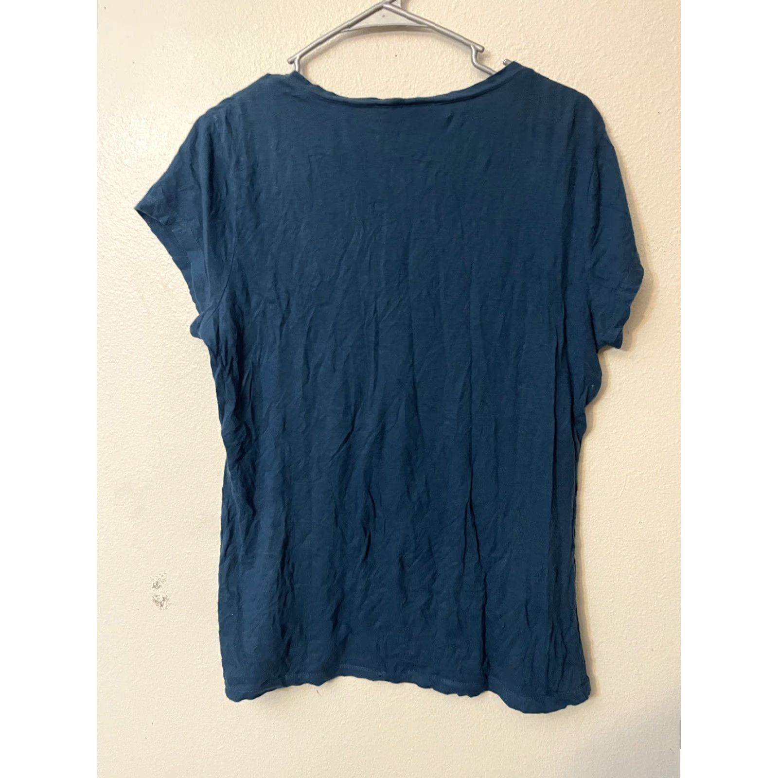 Vintage WOMENS T SHIRT Blue Flower NY & Company New York Size Large - L - Floral City Womens Shirt Size L / US 10 / IT 46 - 3 Thumbnail