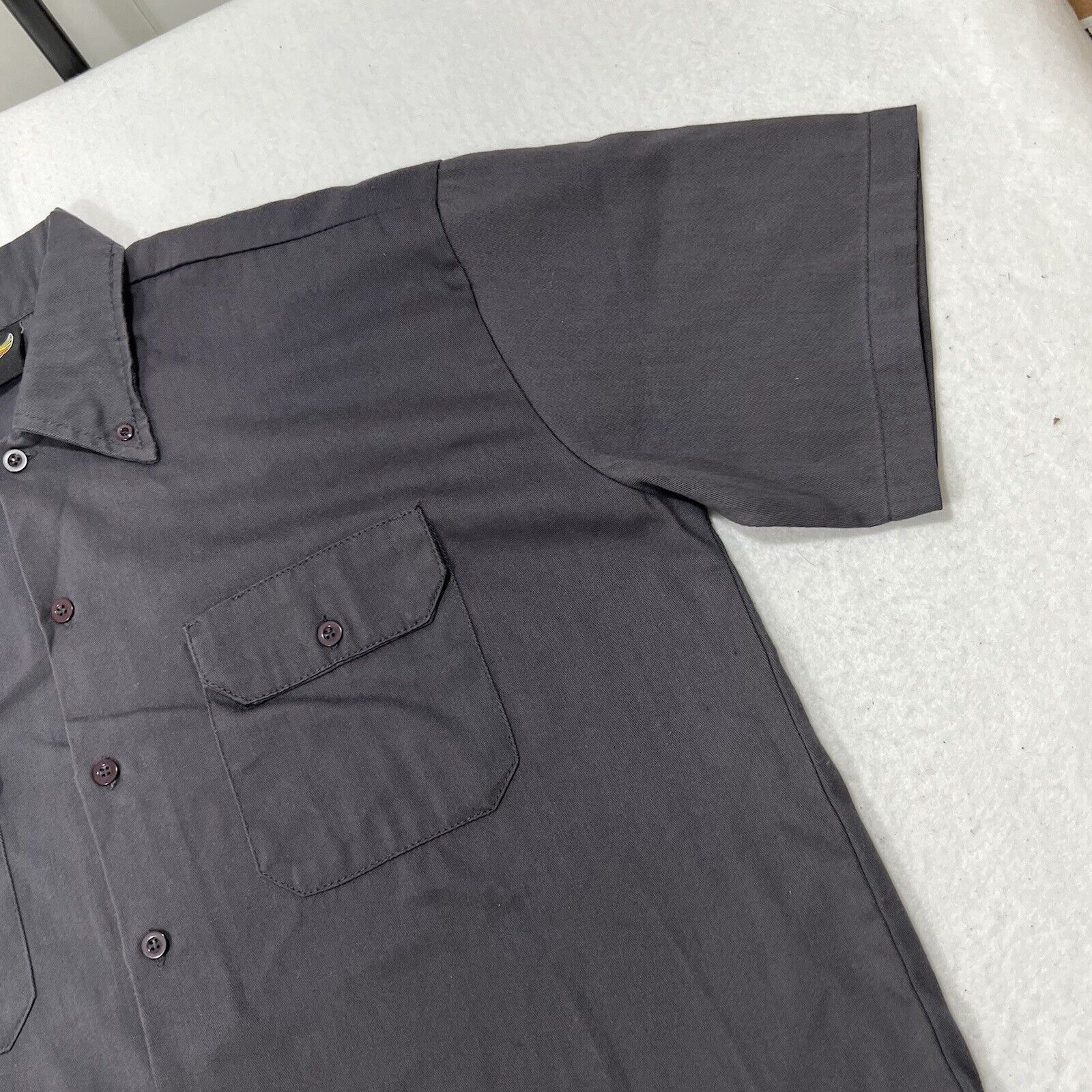 Vintage BikerWear USA Last Stop Motorcycle Repair Short Sleeve Shirt Size US L / EU 52-54 / 3 - 8 Thumbnail