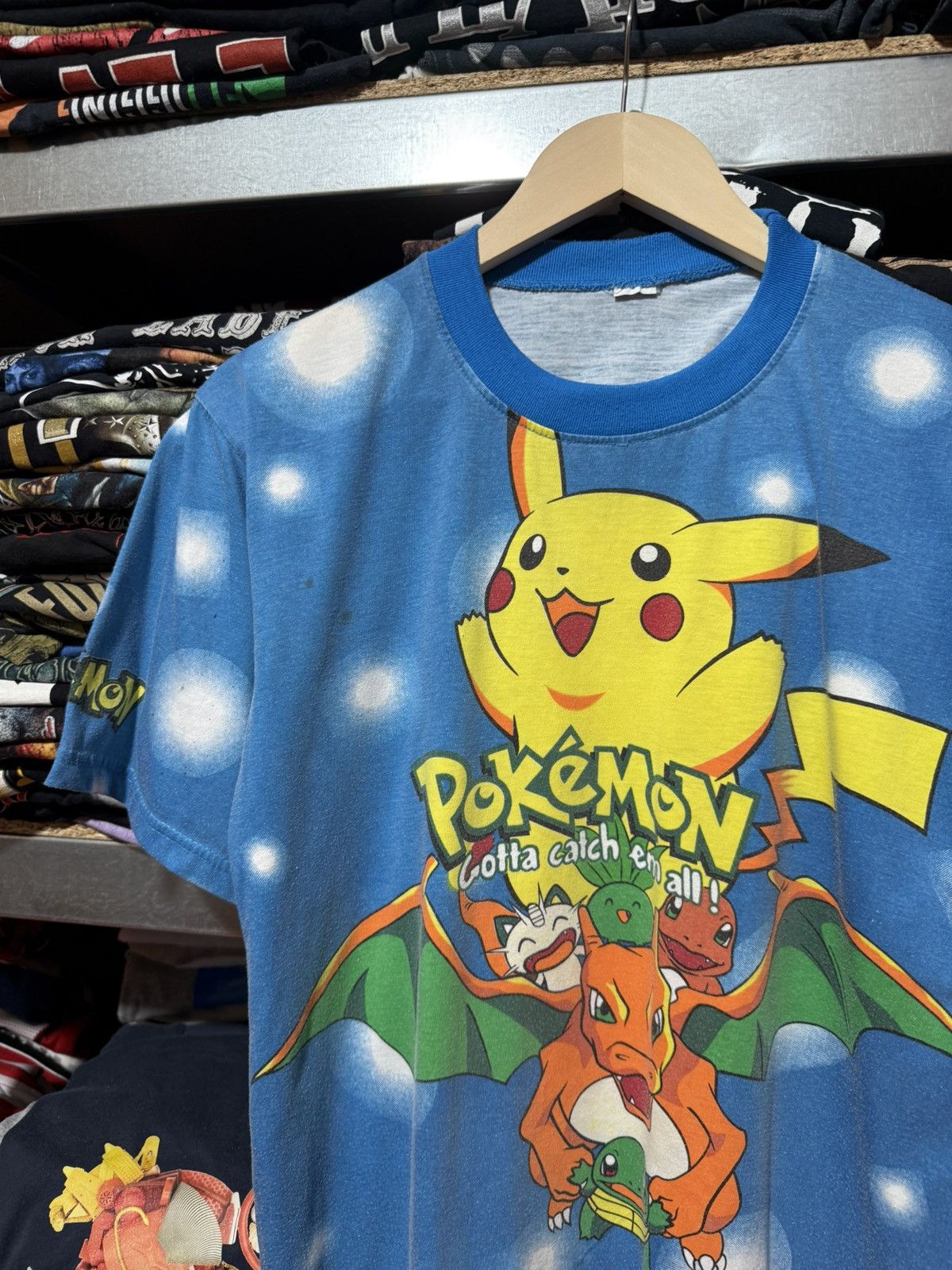 Pokemon Vintage 90’s AOP Pokemon Cartoon Network T-Shirt Y2K Hype Size US S / EU 44-46 / 1 - 3 Thumbnail