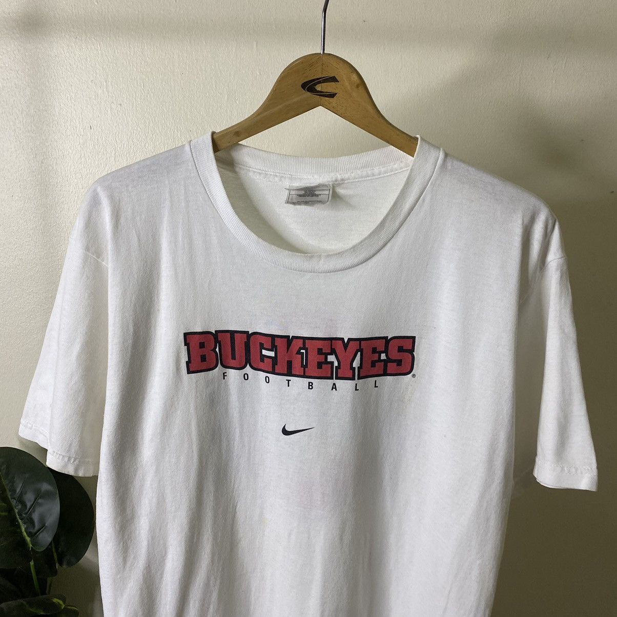 Nike 1990s Nike Center Swoosh Ohio State Buckeyes NFL NCAA Tee Size US L / EU 52-54 / 3 - 2 Thumbnail