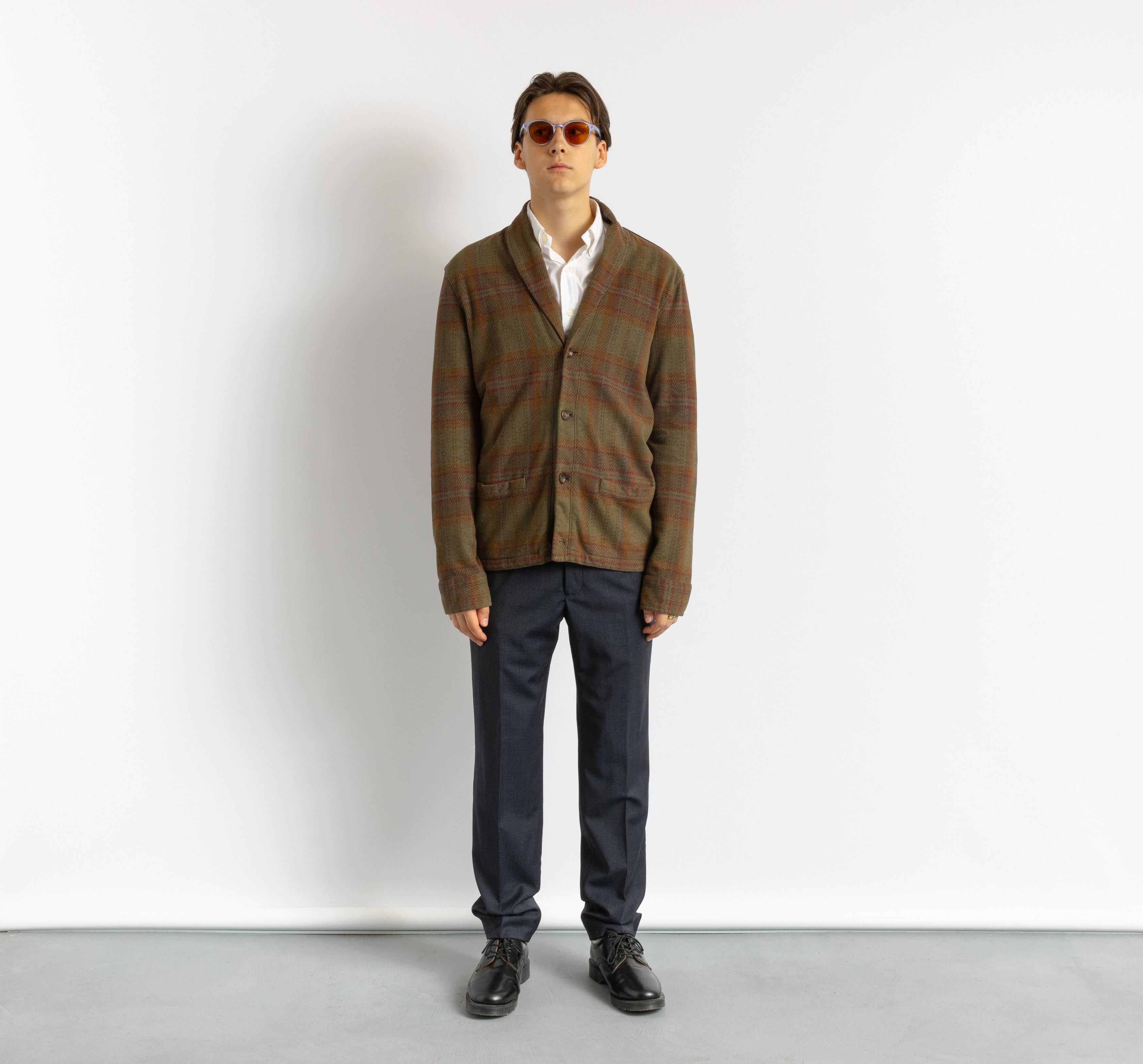 Polo Ralph Lauren Polo by Ralph Lauren Checked Cotton Knit Blazer 8716 Size US M / EU 48-50 / 2 - 1 Thumbnail
