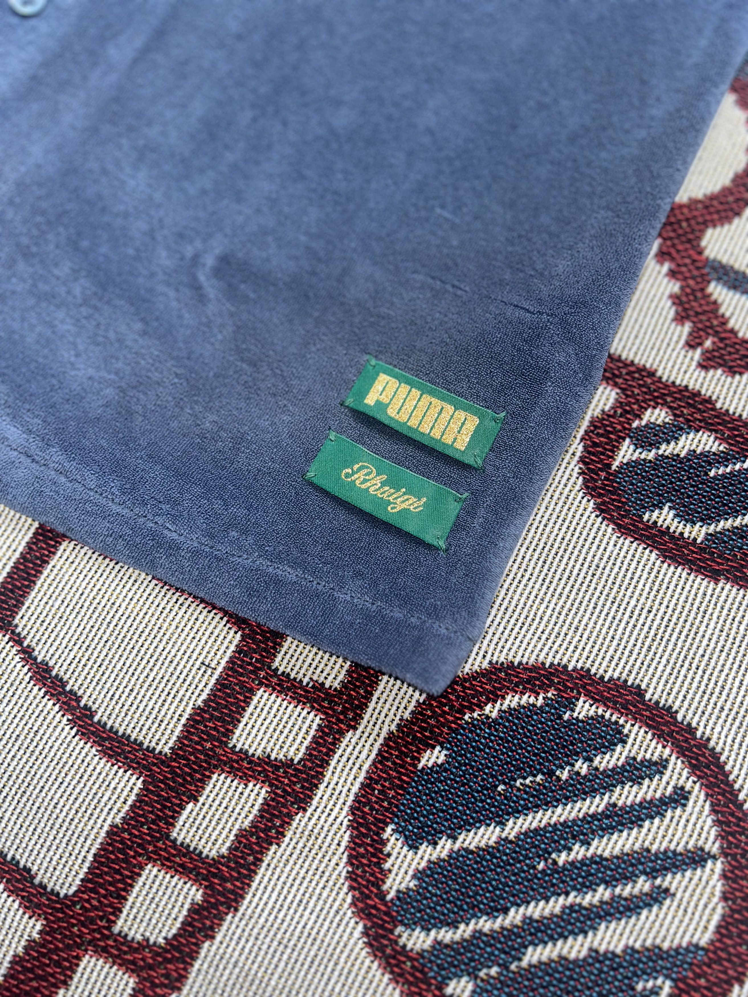 Puma × Rhude [L] PUMA x RHUIGI terry shirts blue men shirts bathrobe Size US L / EU 52-54 / 3 - 2 Thumbnail