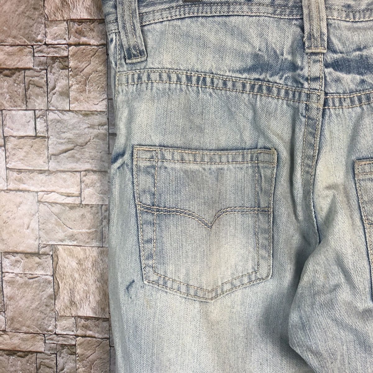 Beams Plus BeamsBoy Blue Distressed Denim Pants #A51 Size US 34 / EU 50 - 17 Thumbnail