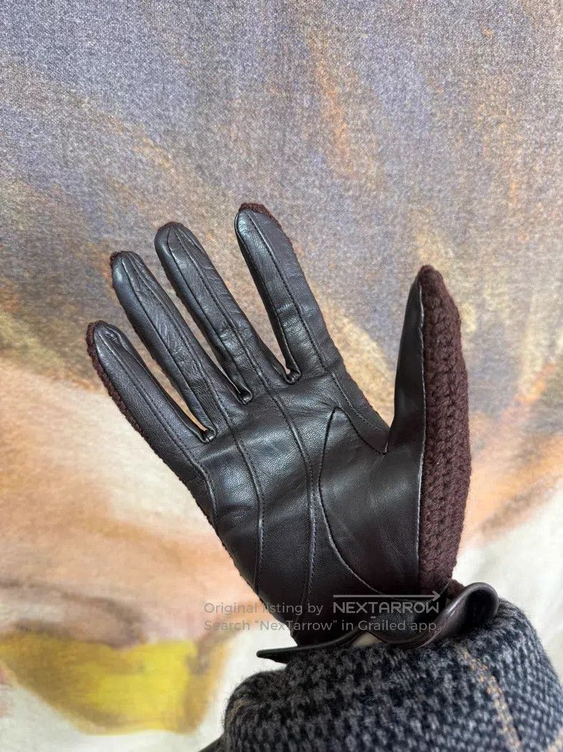 Dries Van Noten Dries Van Noten Patchwork Sheepskin Gloves Size ONE SIZE - 6 Thumbnail