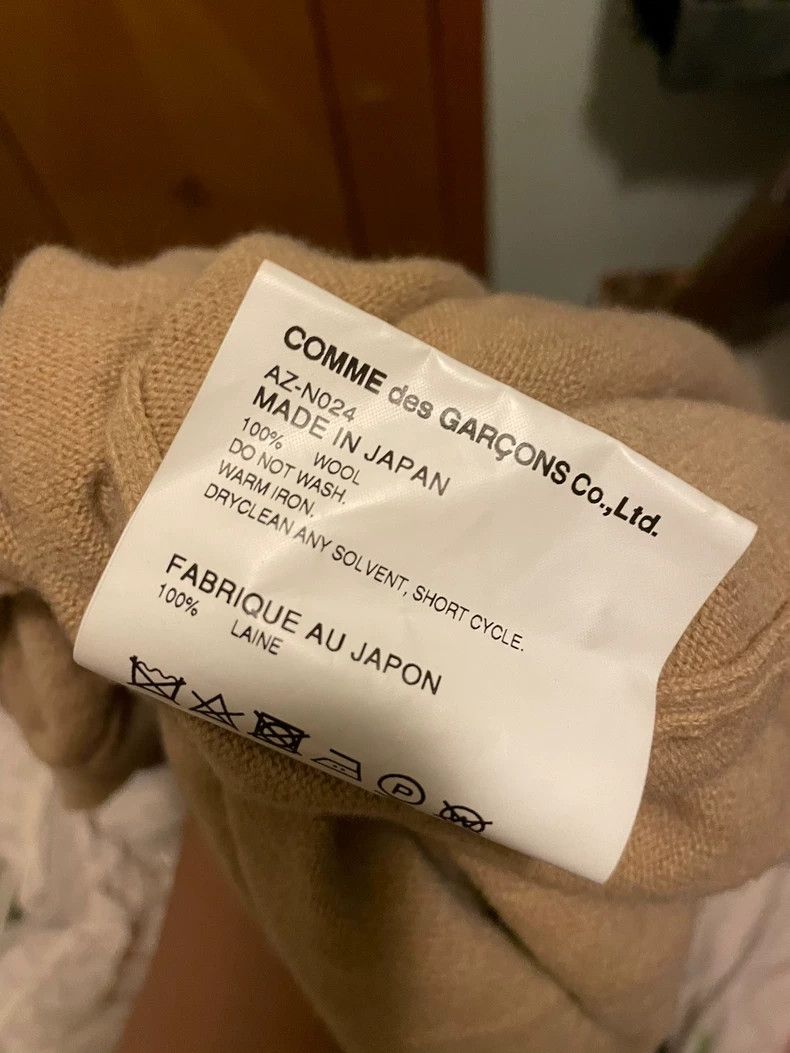 Comme des Garcons Comme Des Garcons V-neck wool cardigan Size US M / EU 48-50 / 2 - 4 Thumbnail