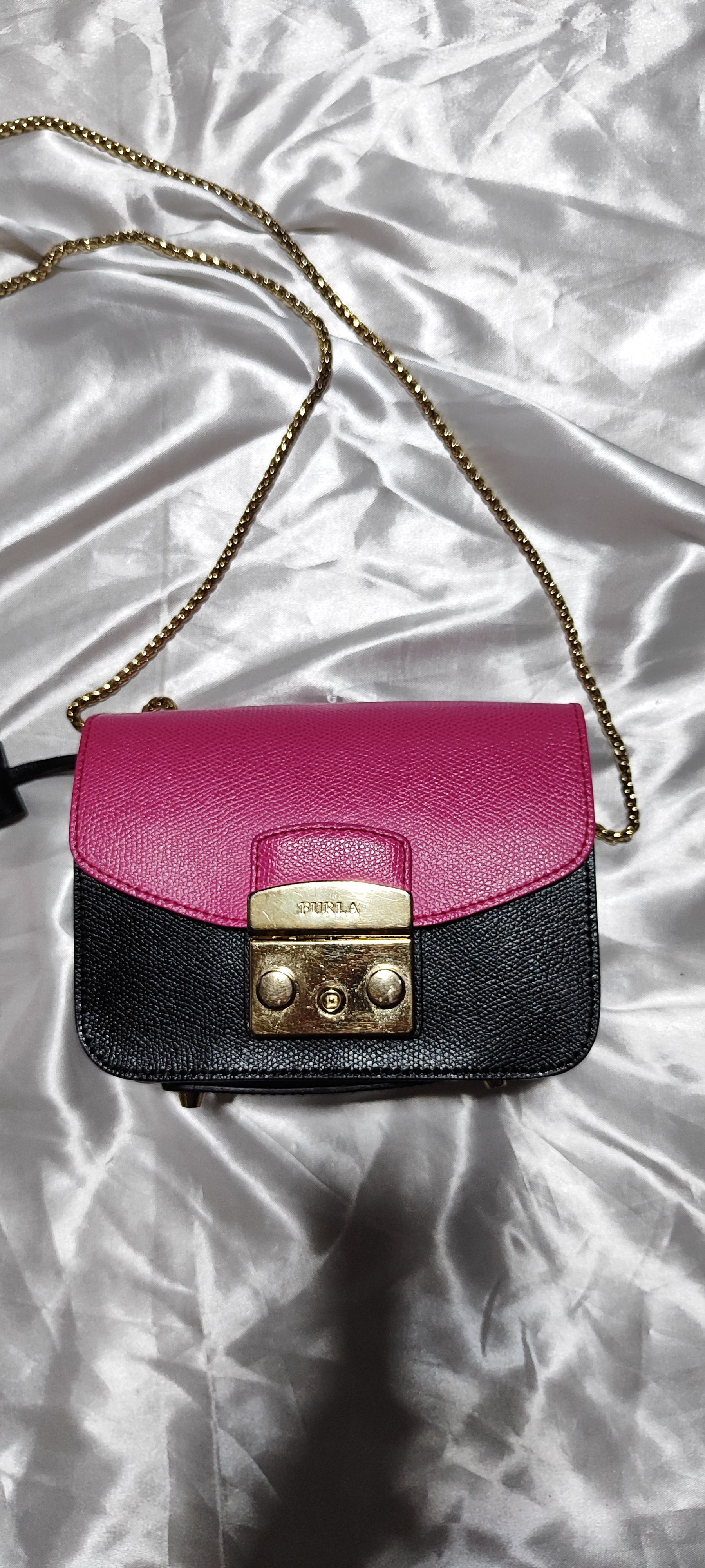 Furla Furla Metropolis Mini Leather Chain Crossbody Size ONE SIZE - 7 Thumbnail