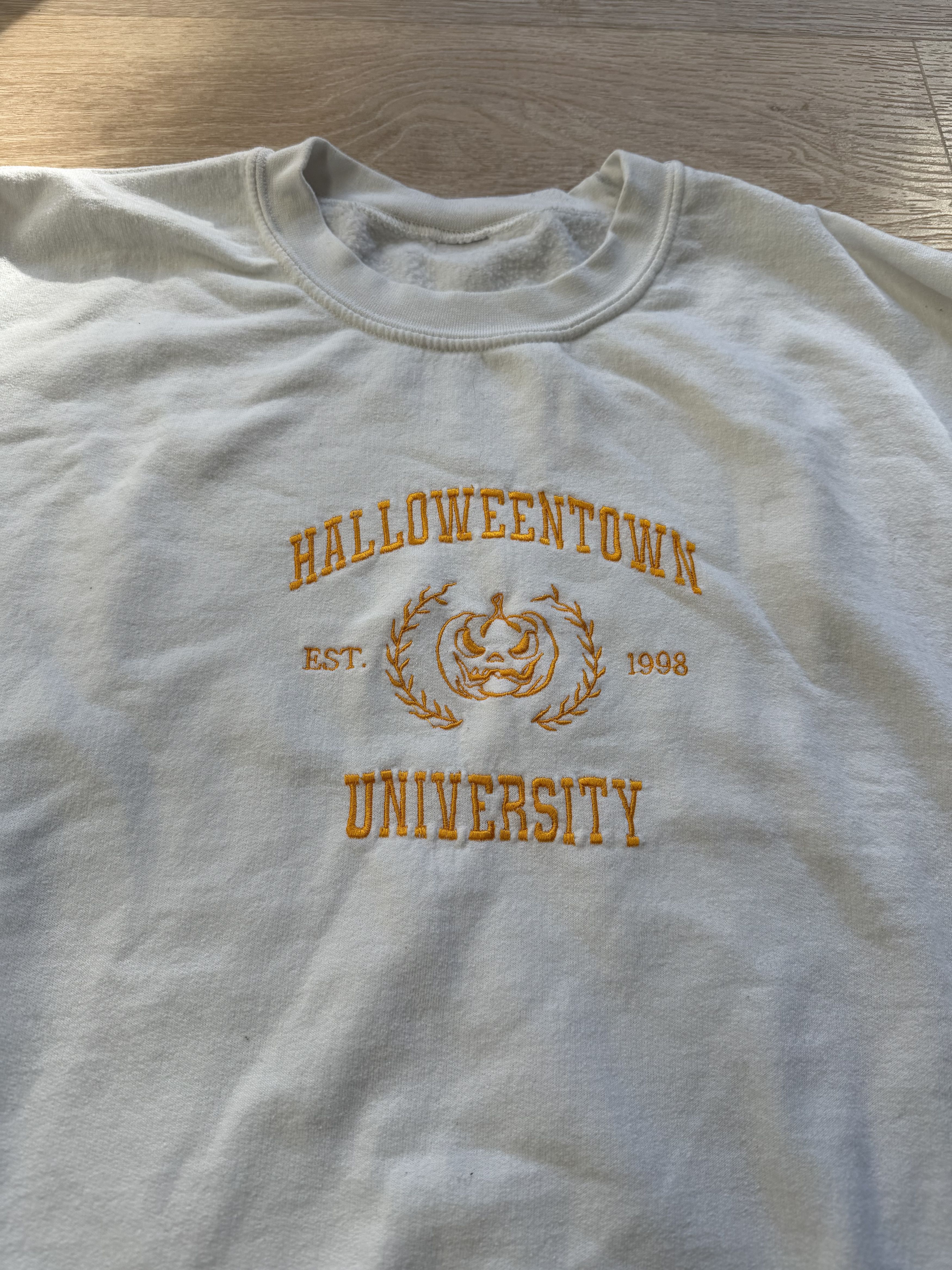 Other Vintage Purdue University Sweatshirt - Cream/Beige Size US L / EU 52-54 / 3 - 3 Thumbnail