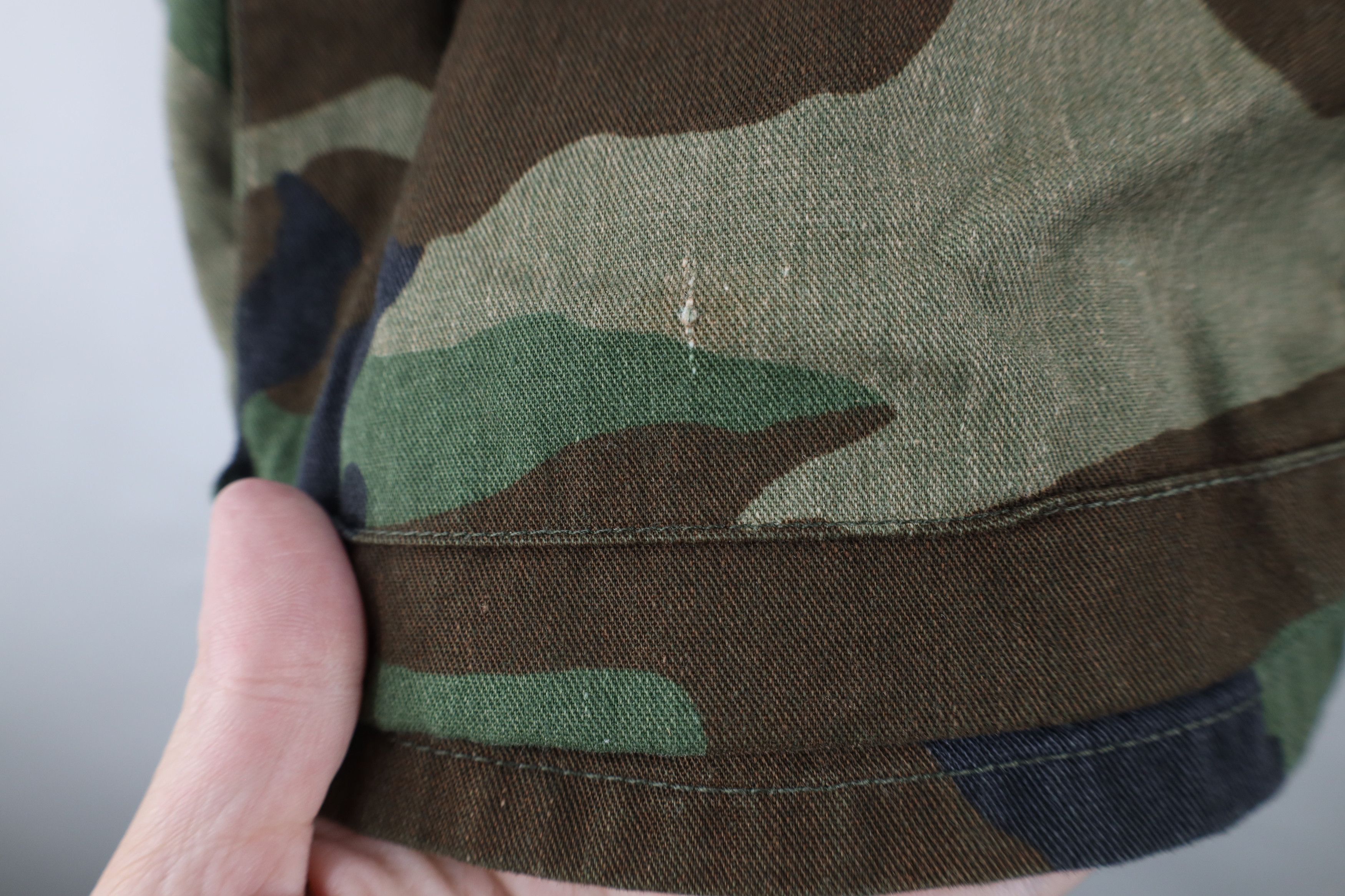 Vintage Vintage 80s Faded Woodland Camouflage Combat Coat Jacket USA Size US M / EU 48-50 / 2 - 5 Thumbnail