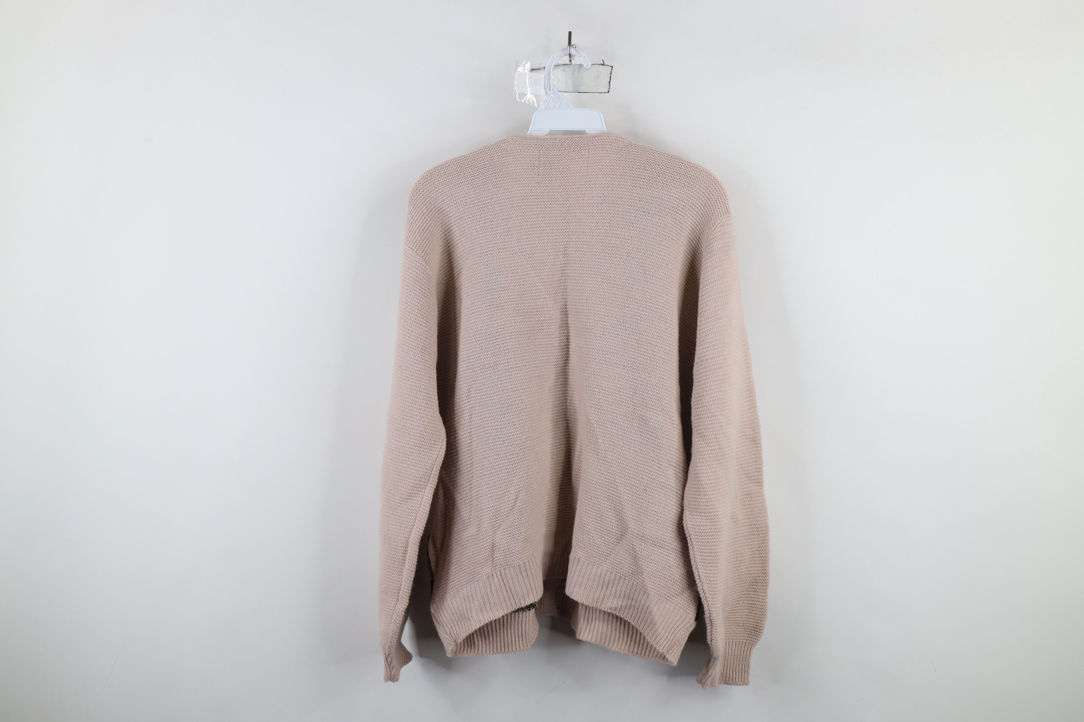 Vintage Vintage 50s 60s Rockabilly Block Knit Cardigan Sweater USA Size US L / EU 52-54 / 3 - 11 Thumbnail