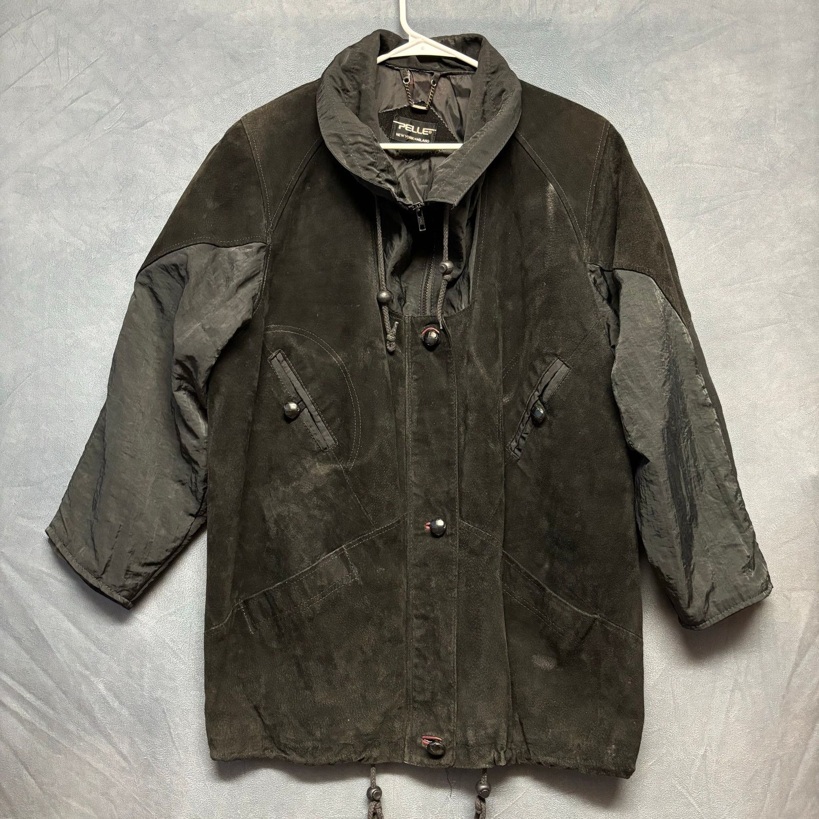 Other Vintage 90s Pelle Leather Parka Jacket Streetwear New York Size US M / EU 48-50 / 2 - 1 Thumbnail