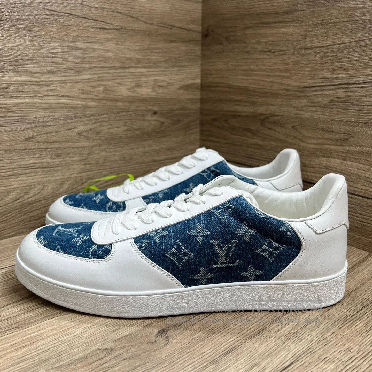 Louis Vuitton LV Rivoli Denim Sneakers. Size US 10 / EU 43 - 1 Thumbnail