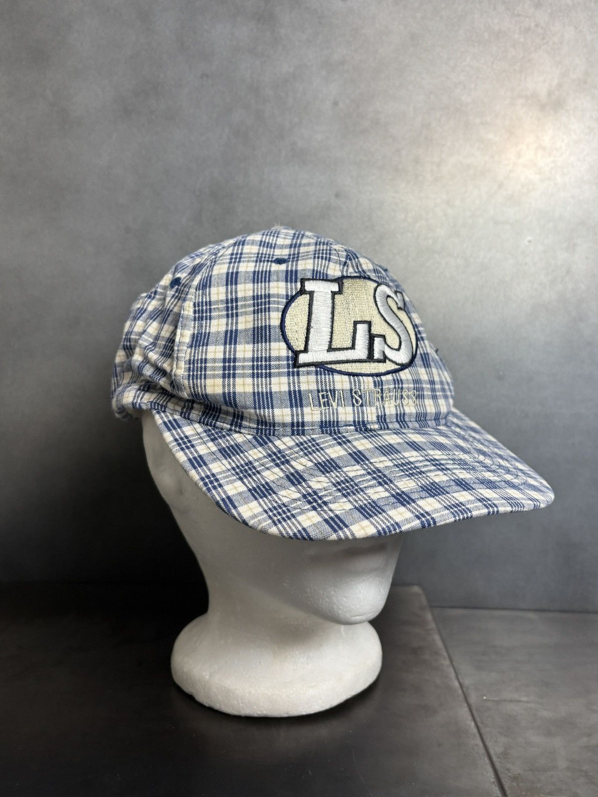 Levi's 1990s Levi's Cap 90s Vintage Plaid Baseball Hat Snapback Size ONE SIZE - 12 Thumbnail