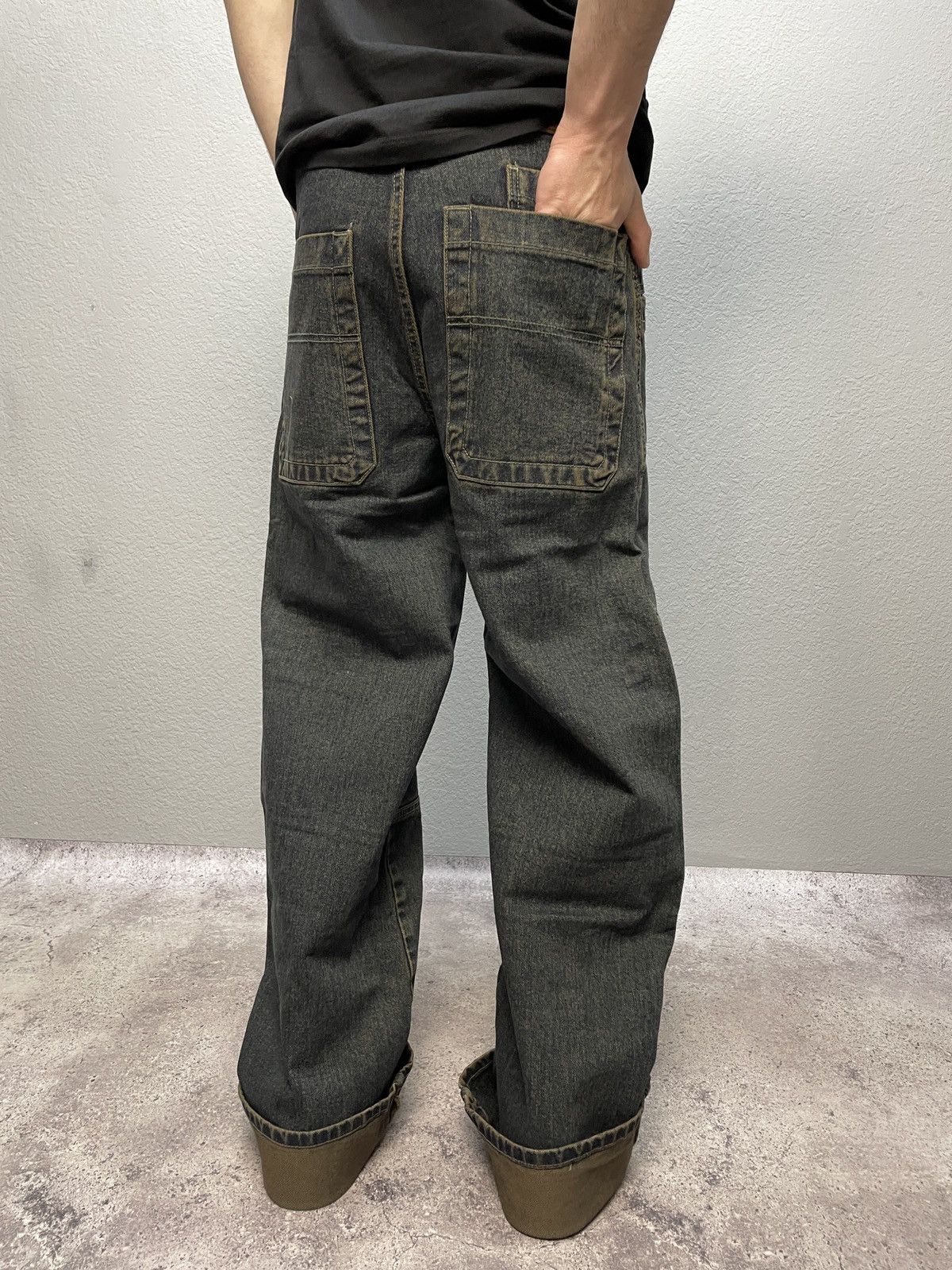 Vintage Vintage Bandage Balenciaga Style 00s Cargo Jeans Pants Size US 31 - 3 Thumbnail