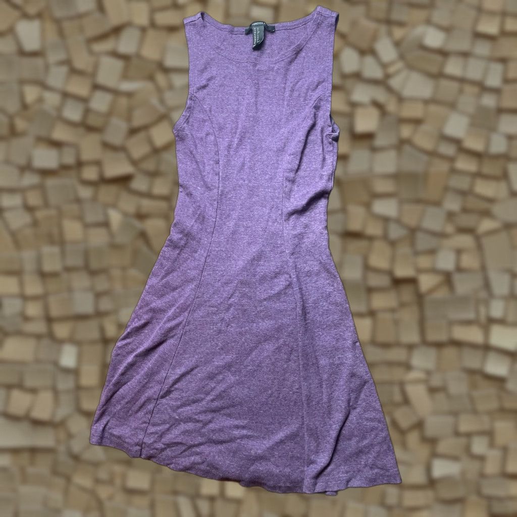 Forever 21 FOREVER 21 Dress Women's Size Small Purple Short Sleeveless A-Line Dress Size 28" / US 6 / IT 42 - 1 Thumbnail