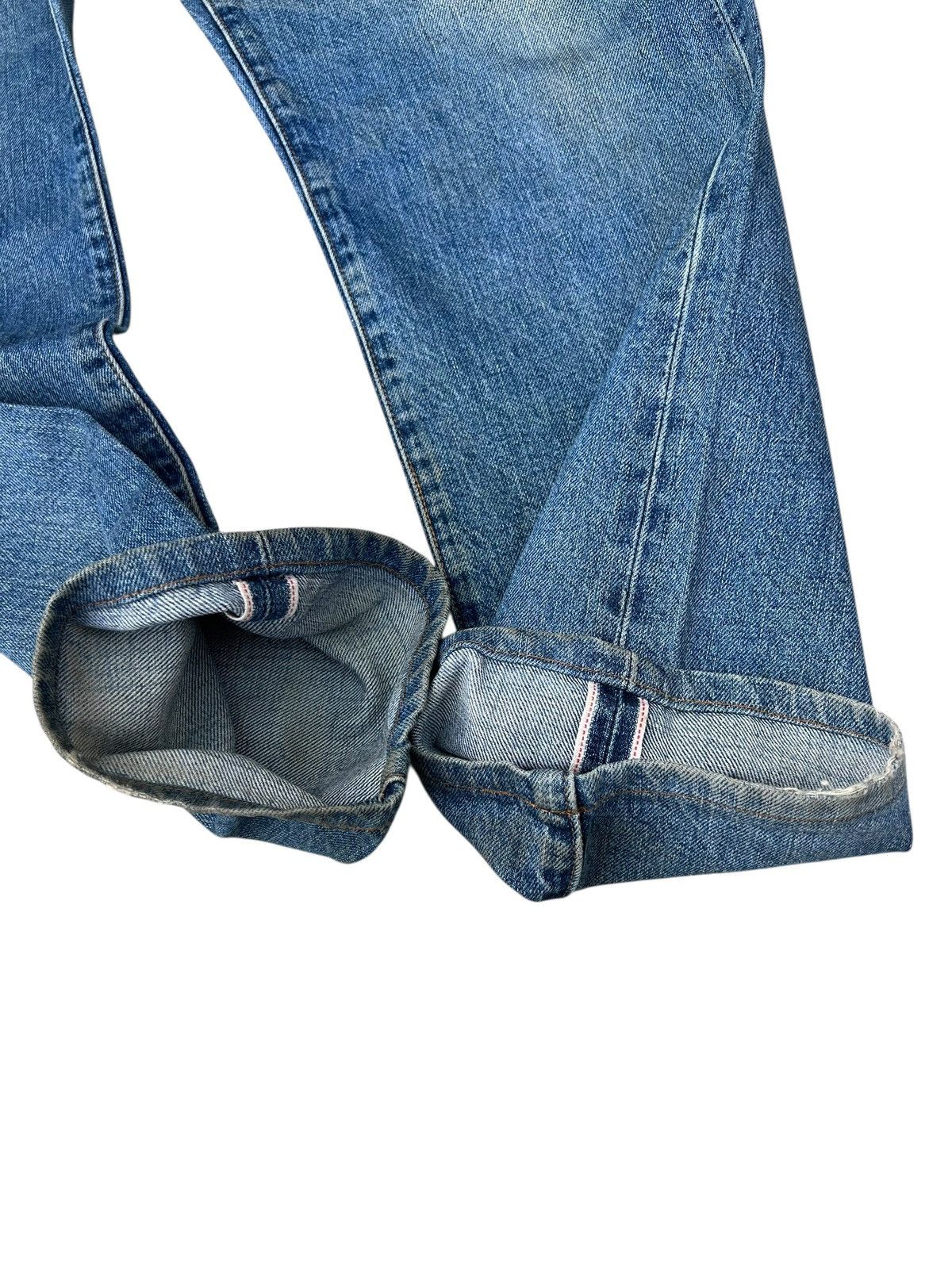 Levi's 1994 Levi’s 502 XX Big E Aging Mud Denim Selvedge Jeans Size US 32 / EU 48 - 12 Thumbnail
