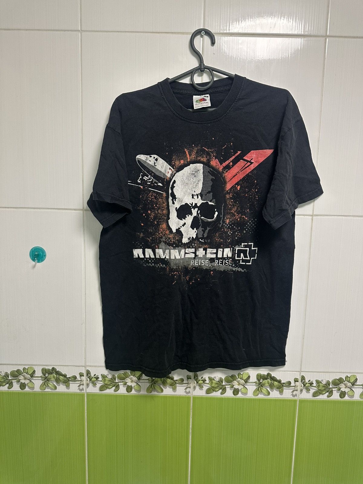 Band Tees × Vintage Rammstein reise tee big logo band t-shirt Size US M / EU 48-50 / 2 - 1 Thumbnail