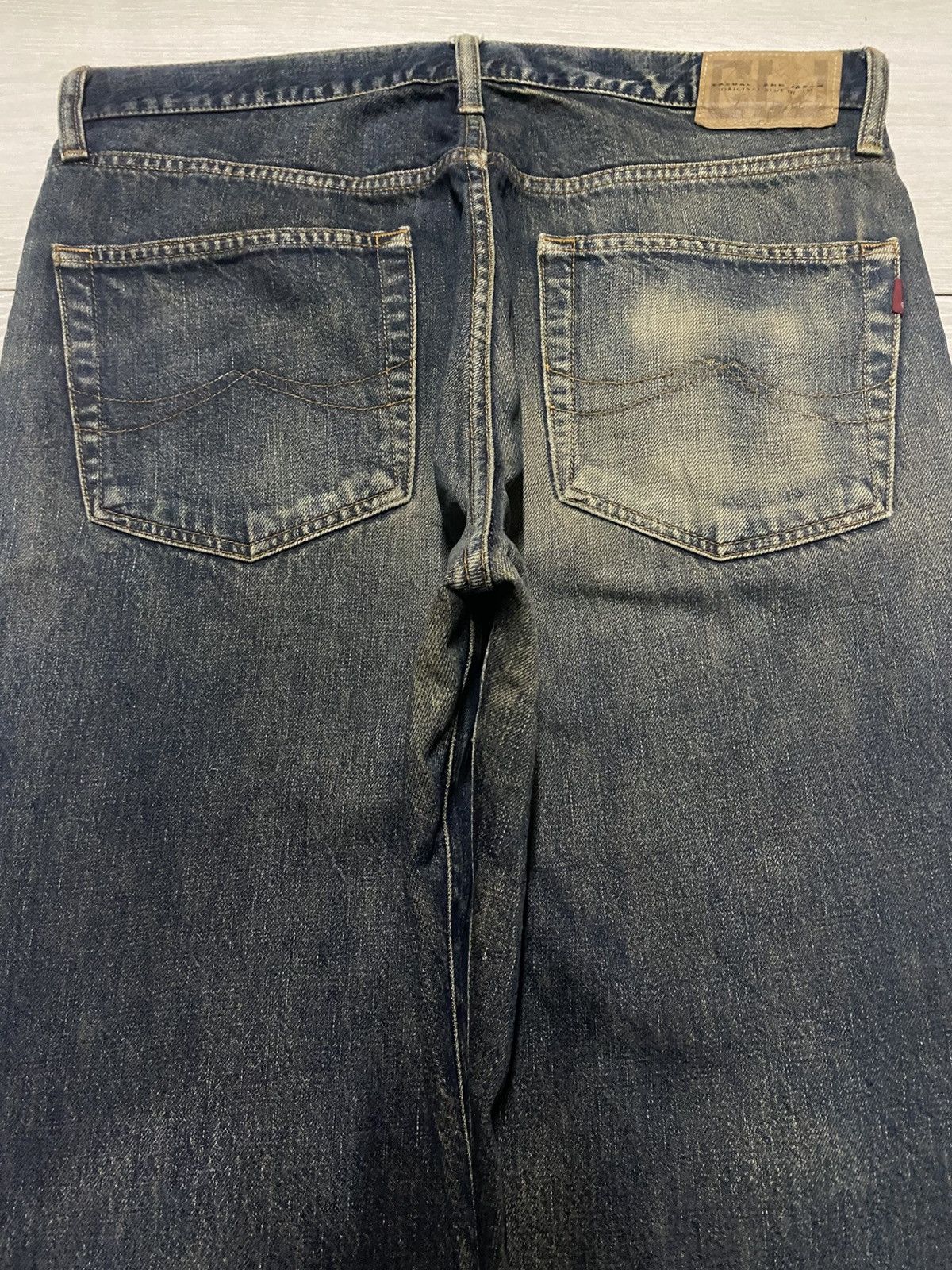 CDG by Comme des Garcons Casual Land Japan Brand Mud Wash Distressed Baggy Jeans Size US 34 / EU 50 - 4 Thumbnail